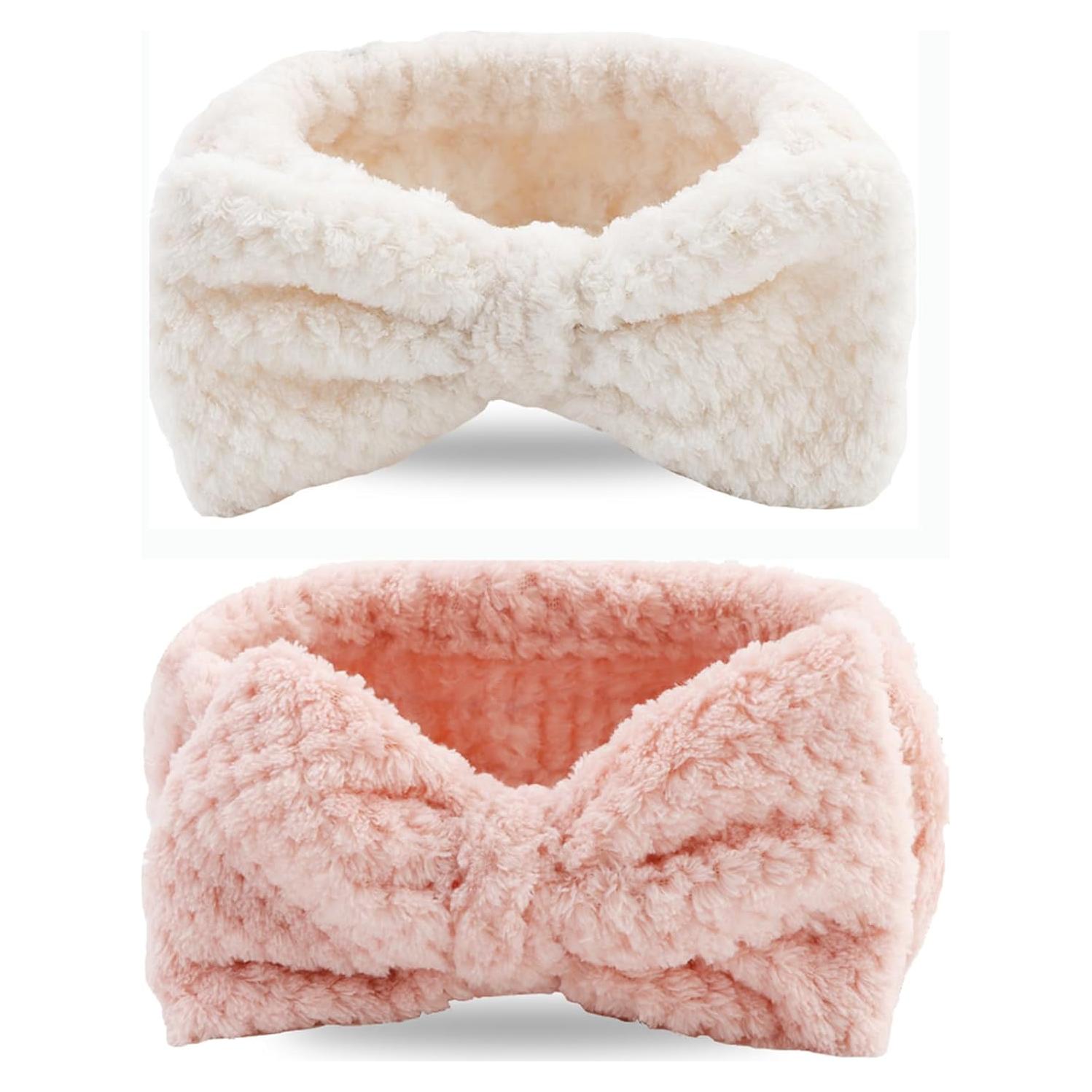 Paquete de 2 diademas de spa ACO-UINT microfibra suaves