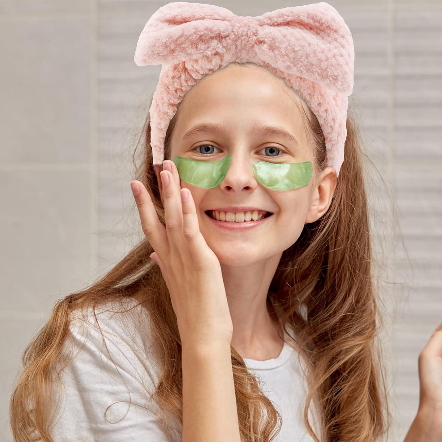 Paquete de 2 diademas de spa ACO-UINT microfibra suaves