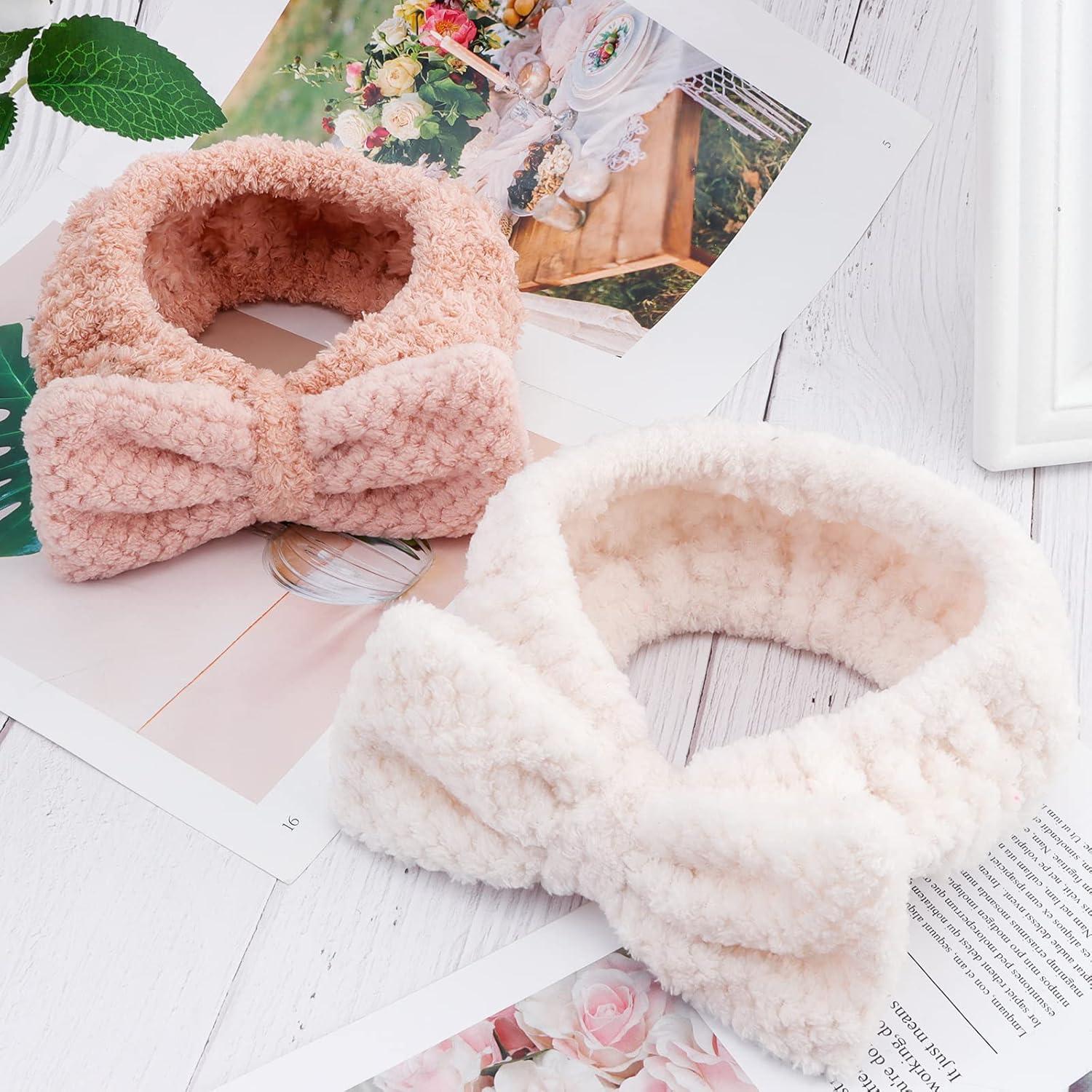 Paquete de 2 diademas de spa ACO-UINT microfibra suaves