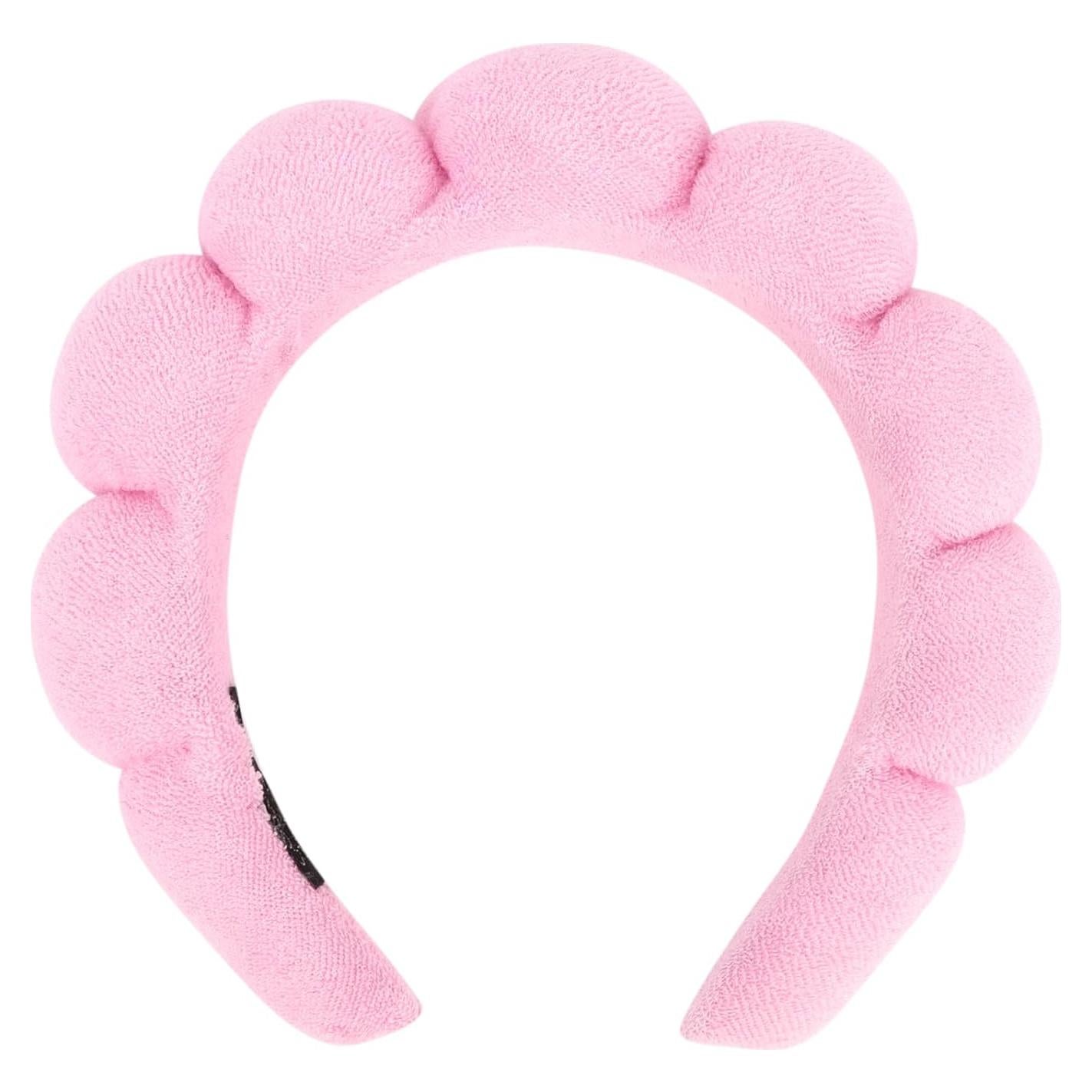 Diadema de Spa Rosa Araluky para Cuidado Facial y Yoga