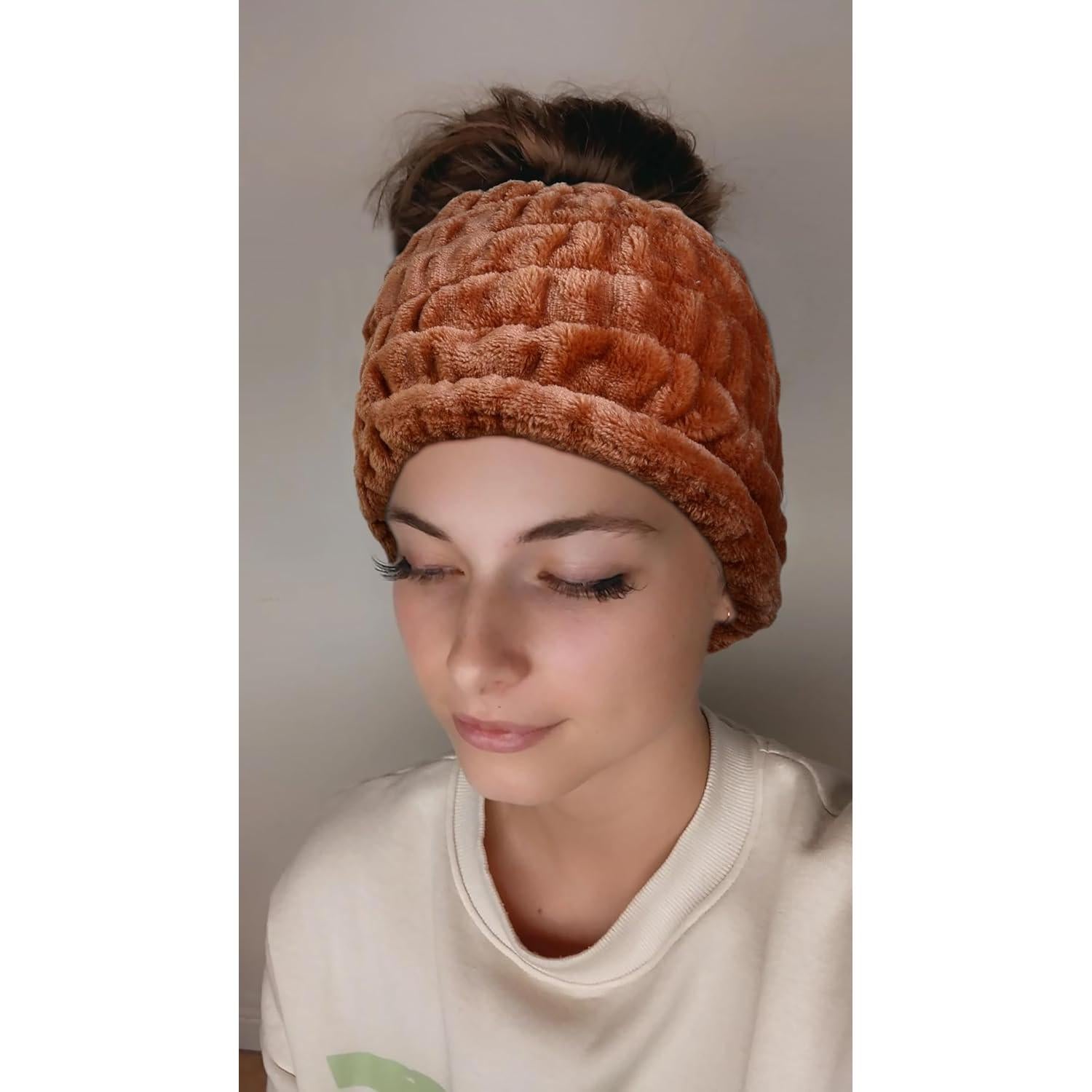 Diadema de Microfibra Tobeffect Extra Ancha para Cuidado Facial