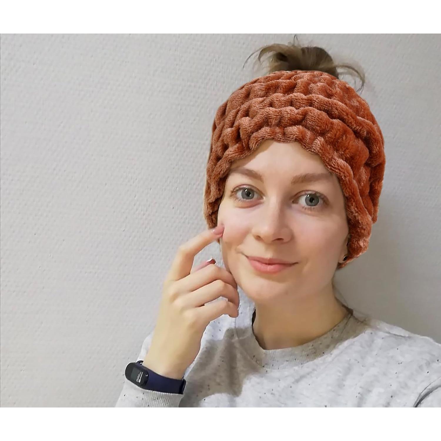 Diadema de Microfibra Tobeffect Extra Ancha para Cuidado Facial