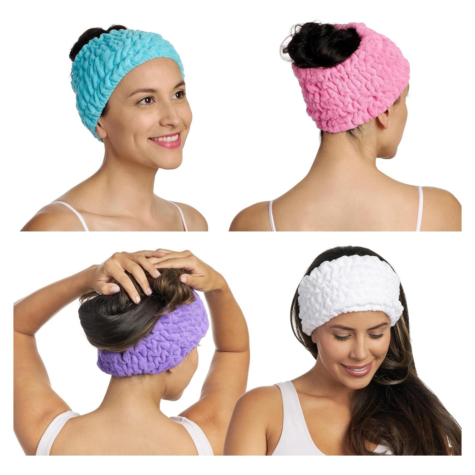 Banda de Microfibra Turbie Twist - Paquete de 4 Colores