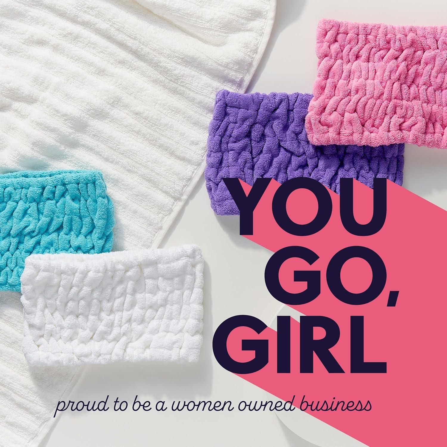 Banda de Microfibra Turbie Twist - Paquete de 4 Colores