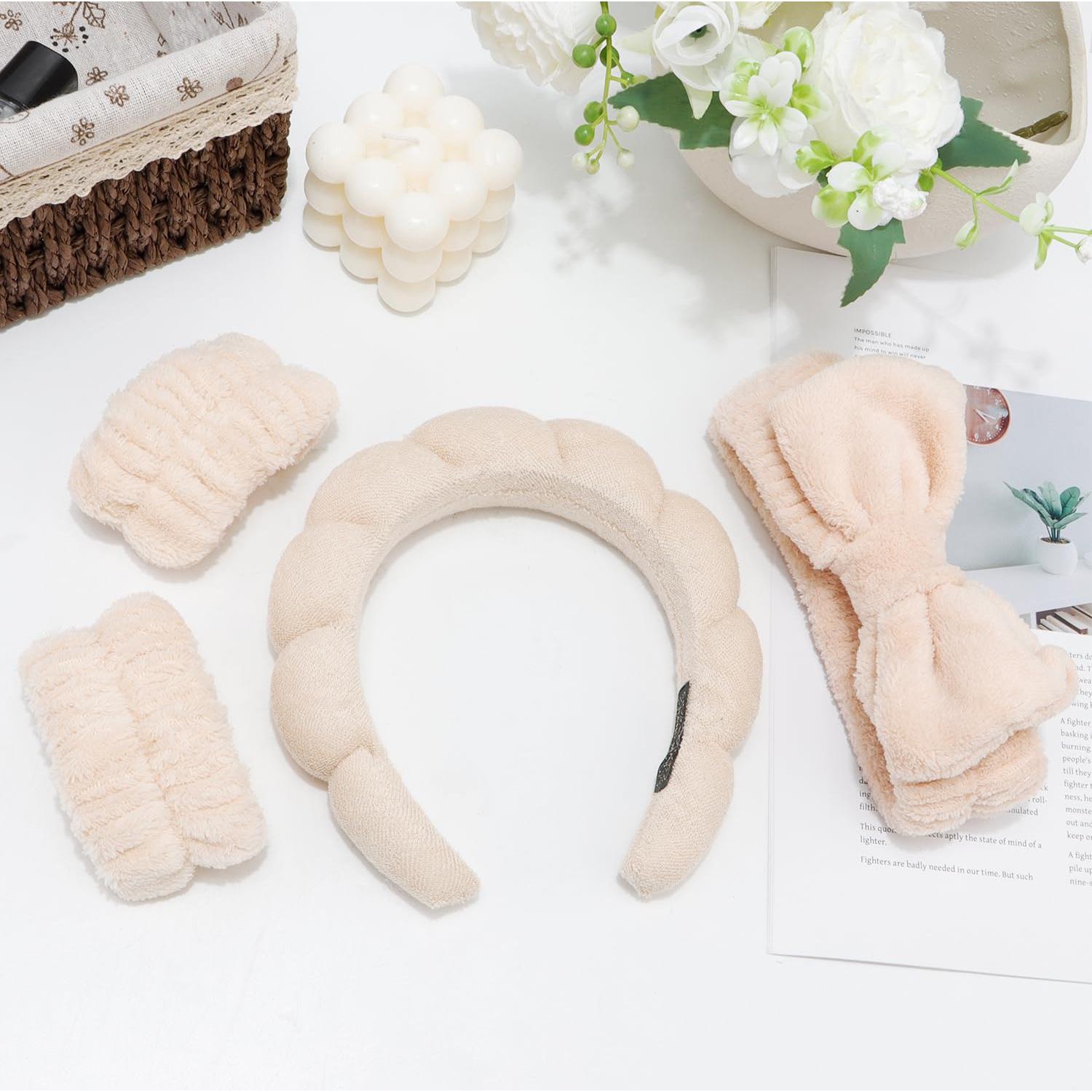 Banda para Spa Chanaco - 2 Piezas Microfibra Caqui