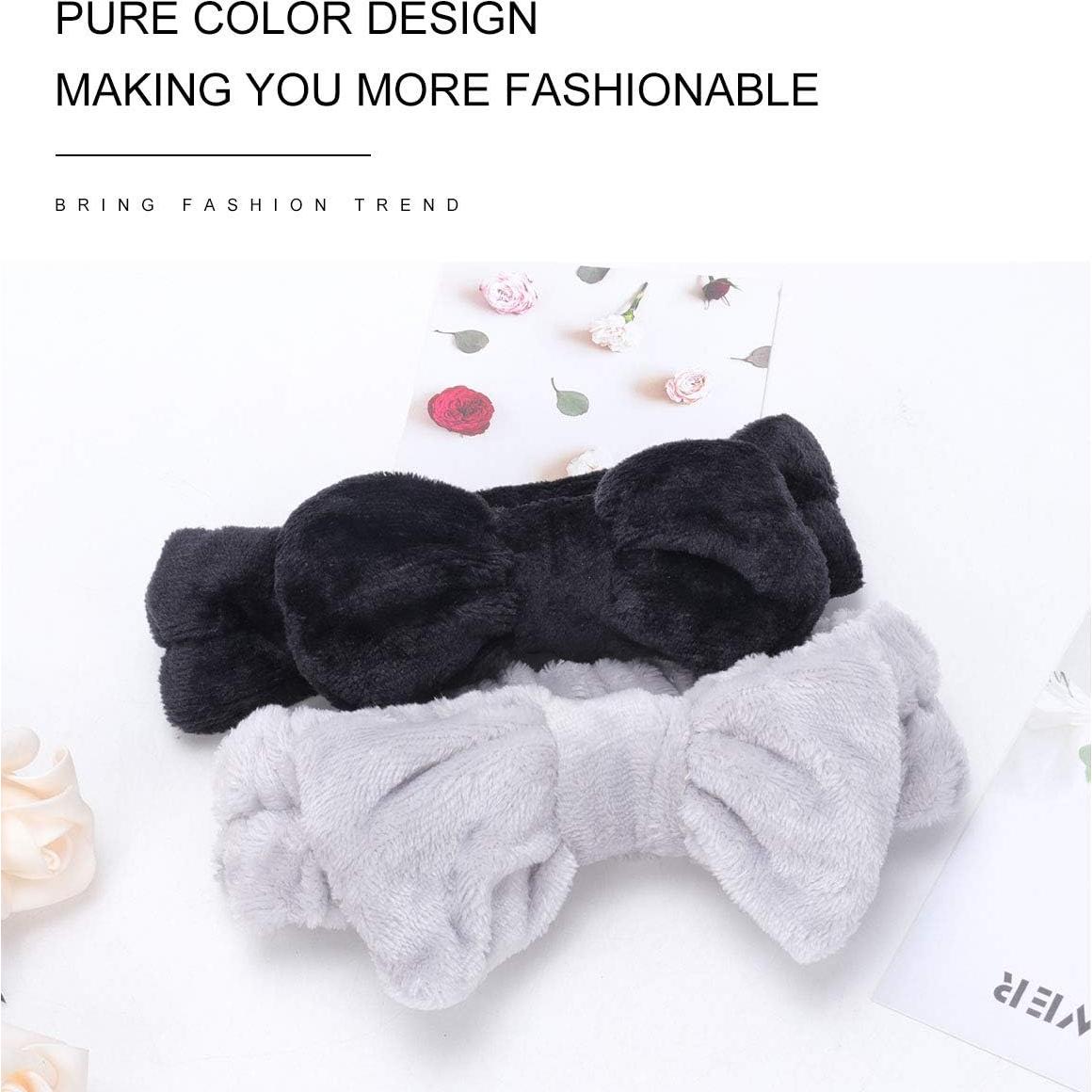 Banda para la Cabeza Facial LADES - Paquete de 2 Microfibra