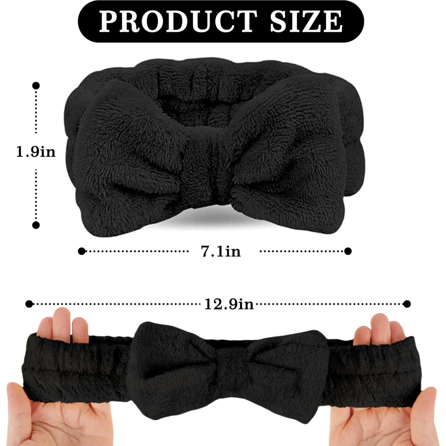 Banda para la Cabeza Facial LADES - Paquete de 2 Microfibra