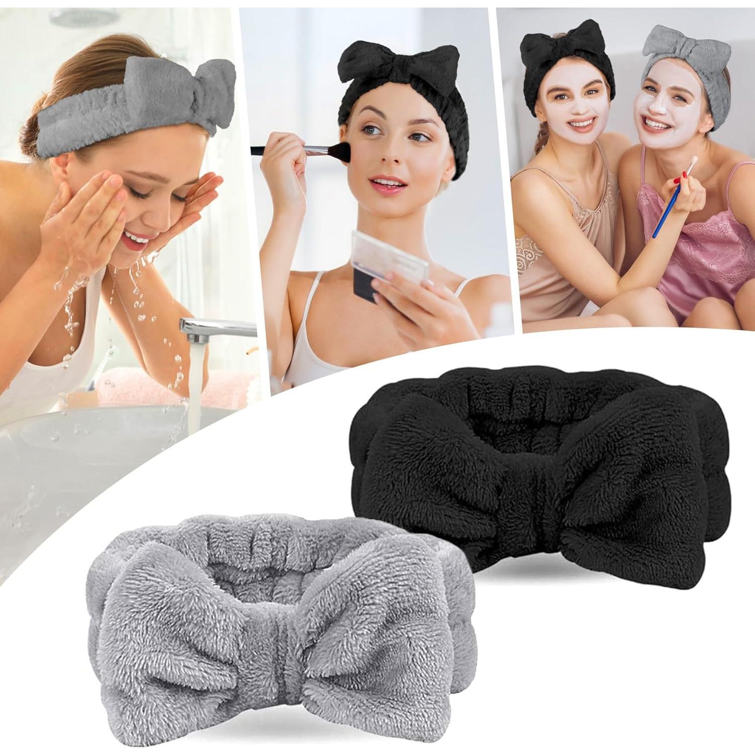 Banda para la Cabeza Facial LADES - Paquete de 2 Microfibra