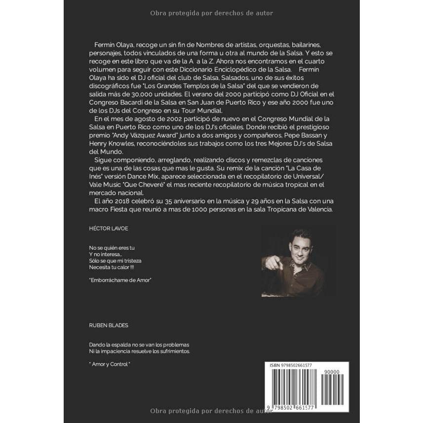 N, Ñ, O, P ¡Salsa!: Diccionario Enciclopédico de la Salsa vol.5 (Spanish Edition)