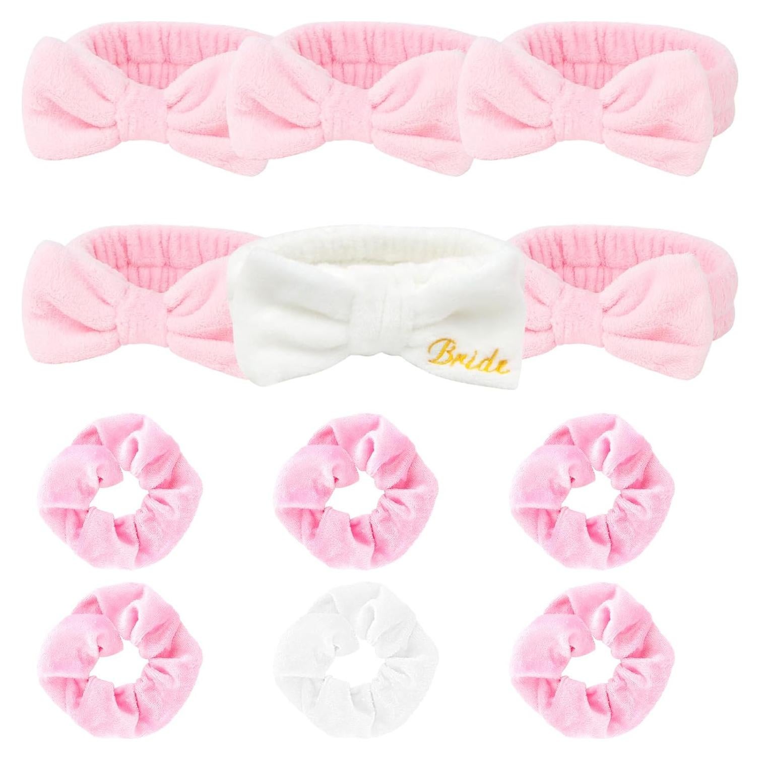 Conjunto de Diademas de Spa y Scrunchies CIEHER - 12 Pcs