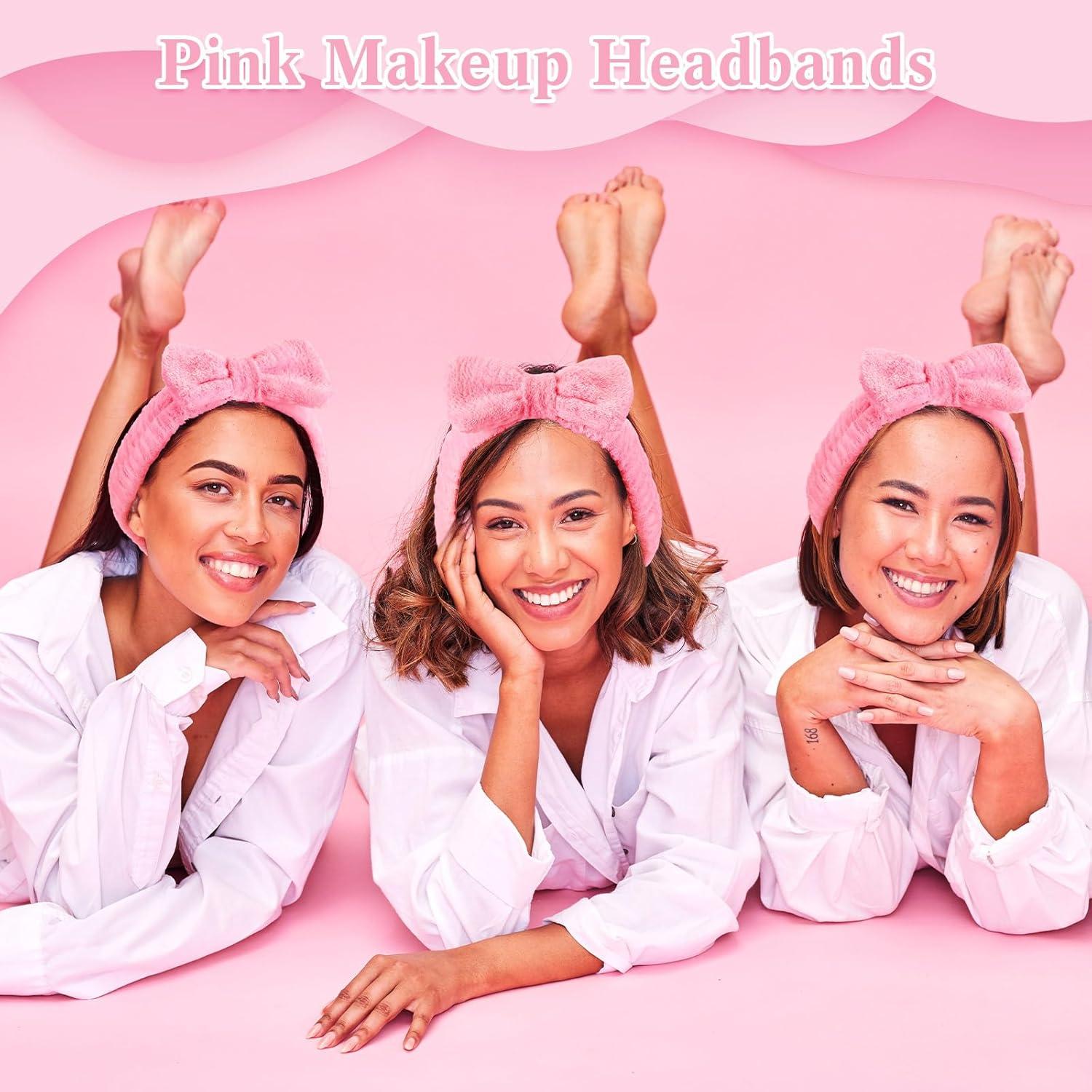 50 Bandas de Spa Rosa Wavyknot con Lazo Desmontable