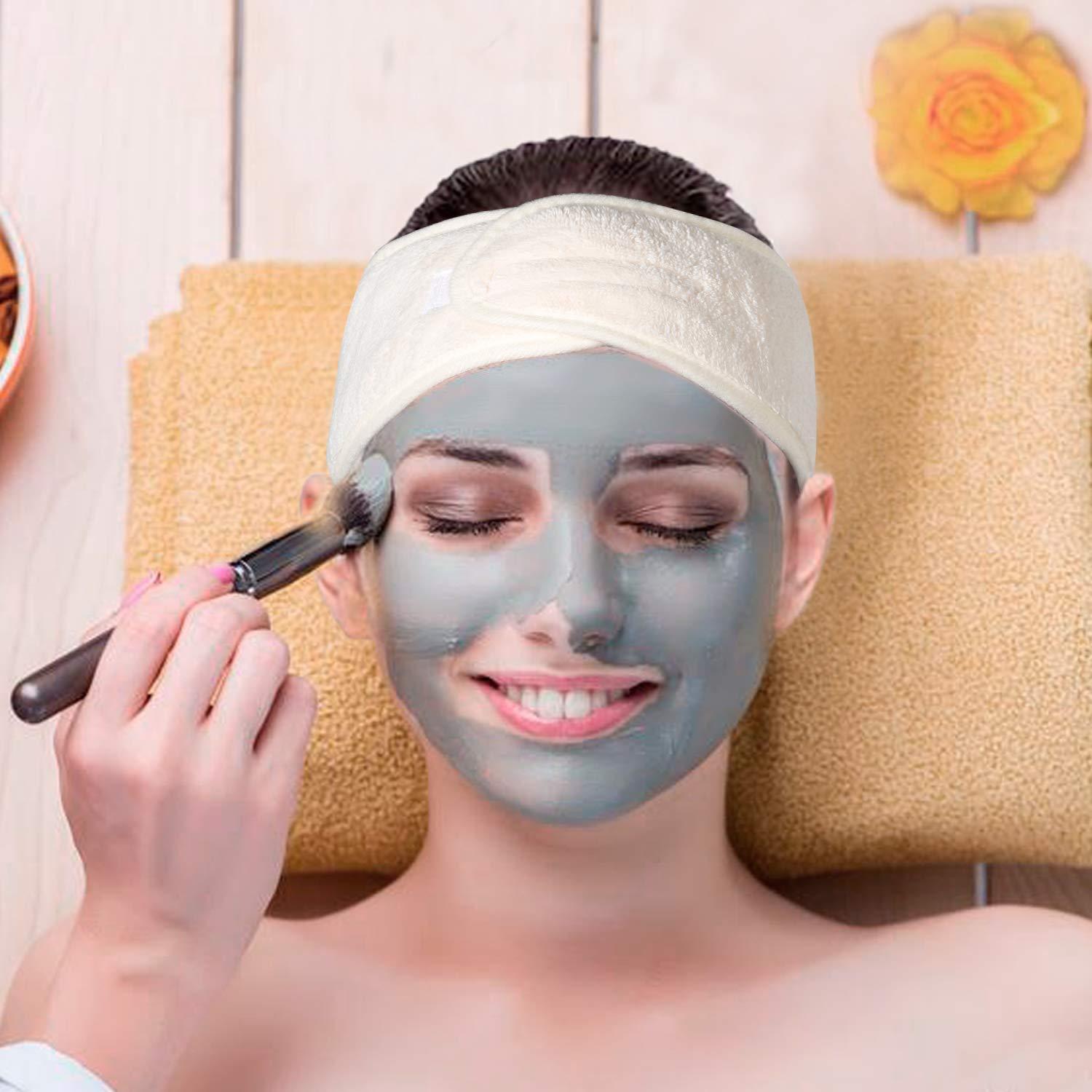 Diadema Facial Ajustable 3 Piezas TailaiMei - Spa y Ducha