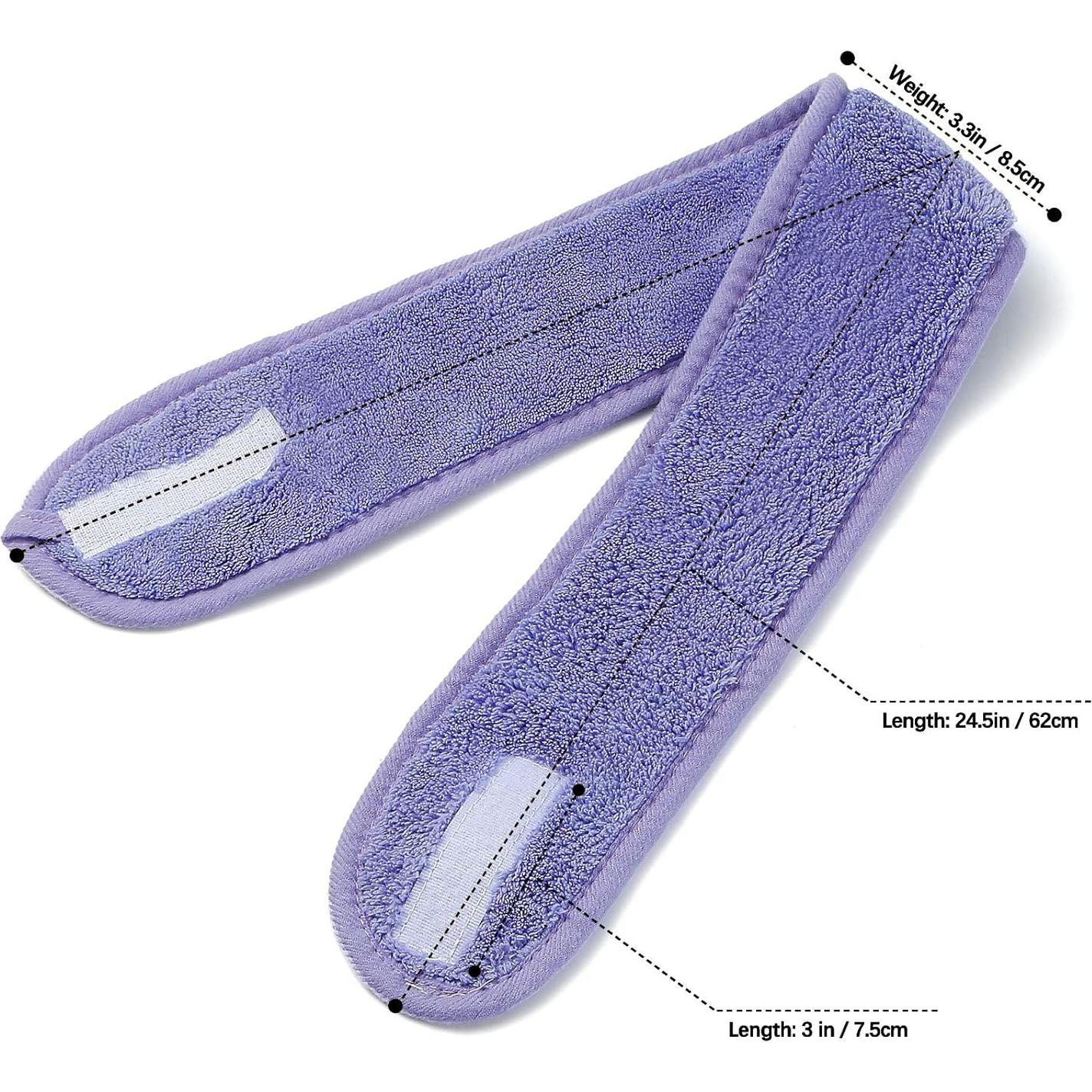 Diadema Facial Ajustable 3 Piezas TailaiMei - Spa y Ducha