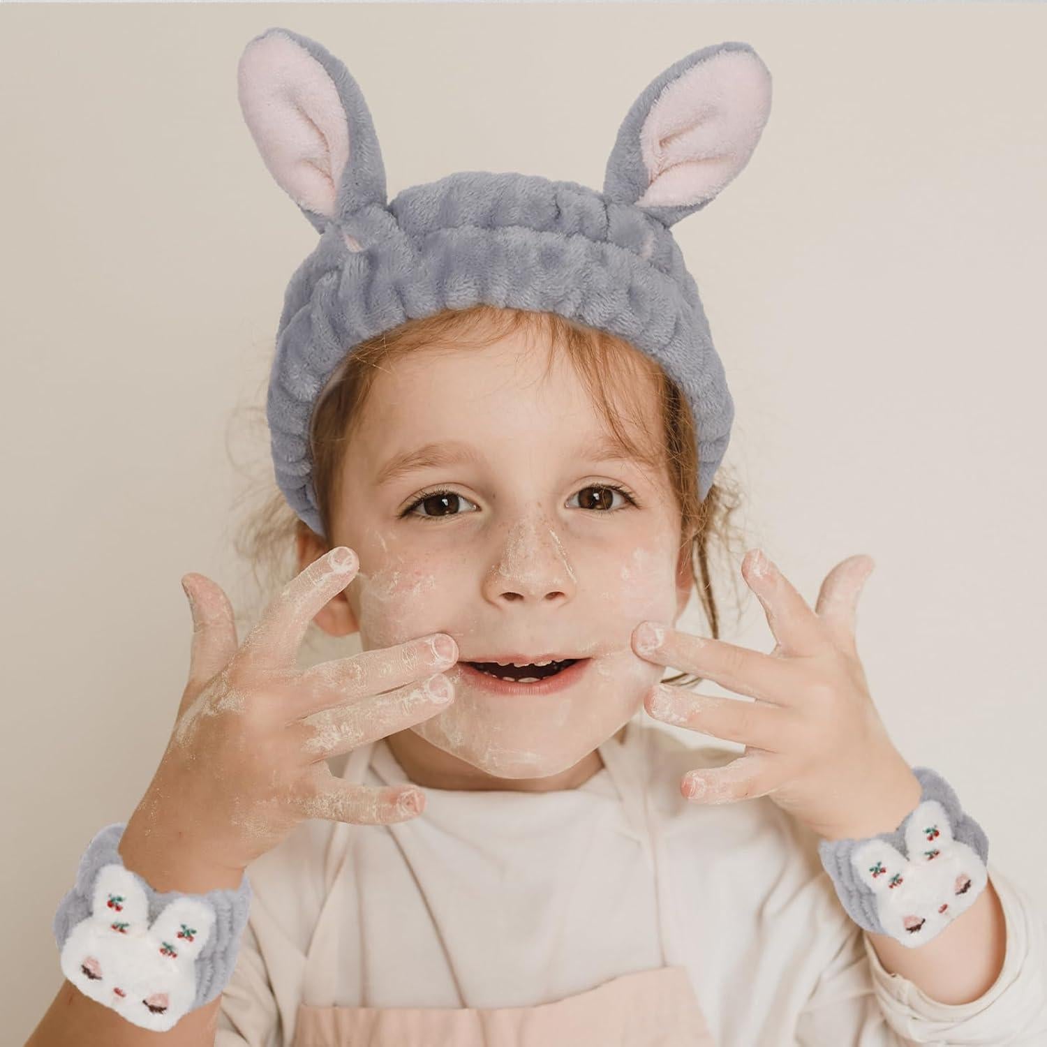 Diadema de Spa YISSION 4 Piezas Microfibra para Maquillaje