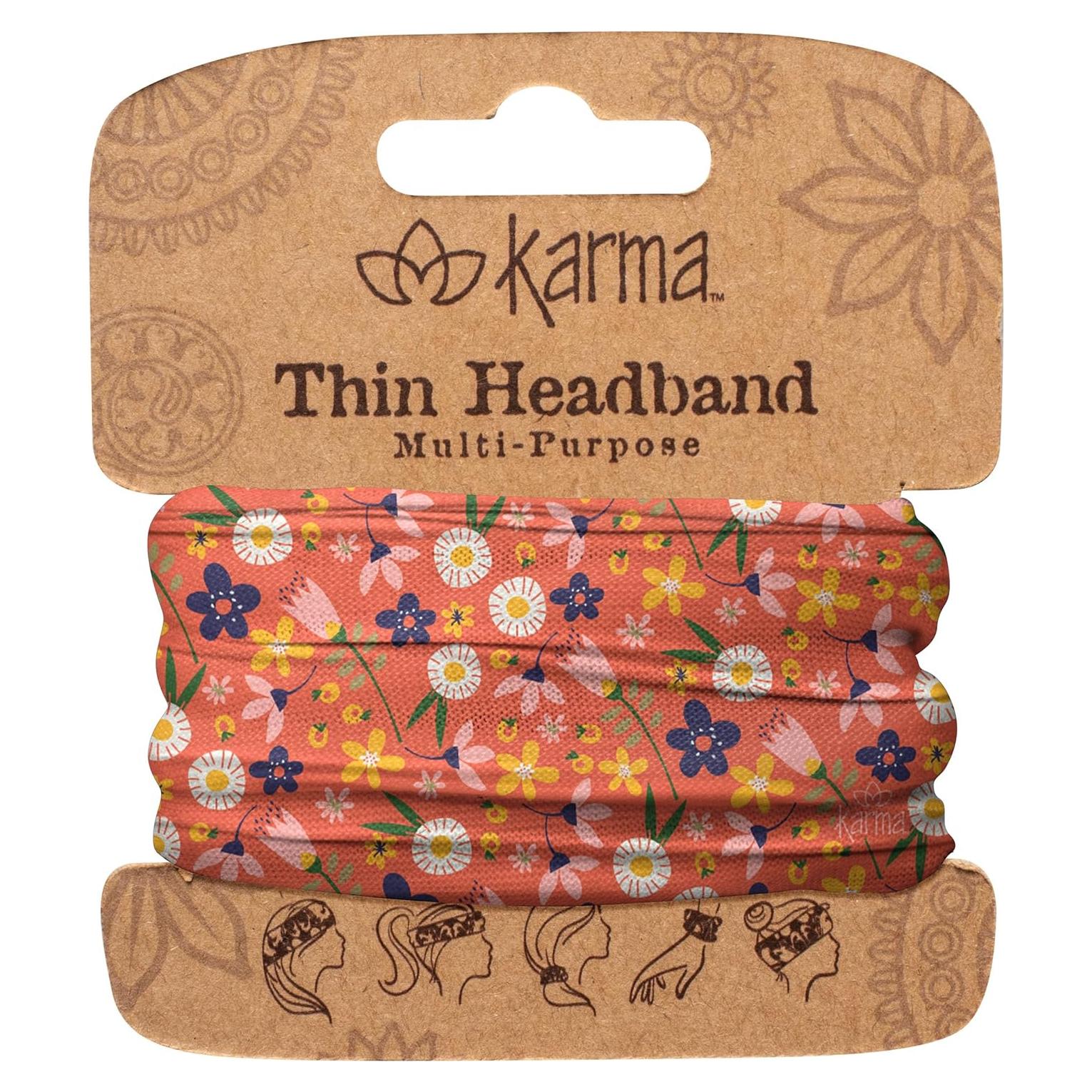 Diadema Floral Delgada para Mujeres Karma - 100% Poliéster