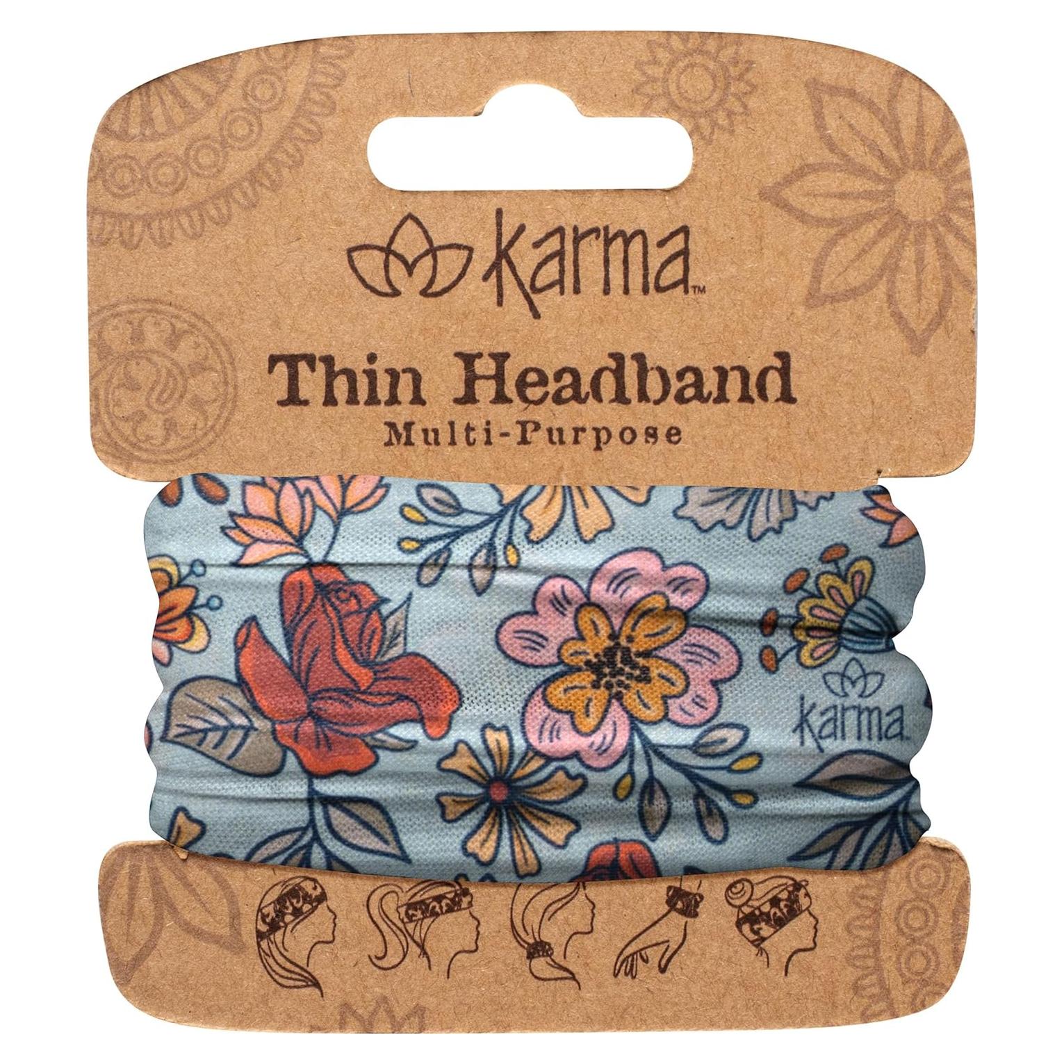 Diadema Floral Delgada Karma para Mujeres - 100% Poliéster