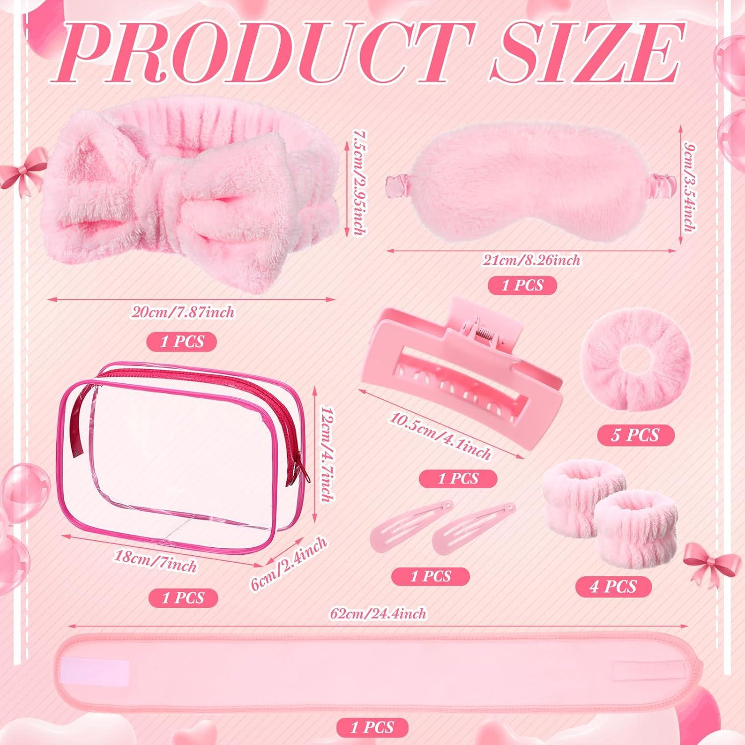 Conjunto de 16 Piezas de Diademas Wavyknot para Cuidado Facial