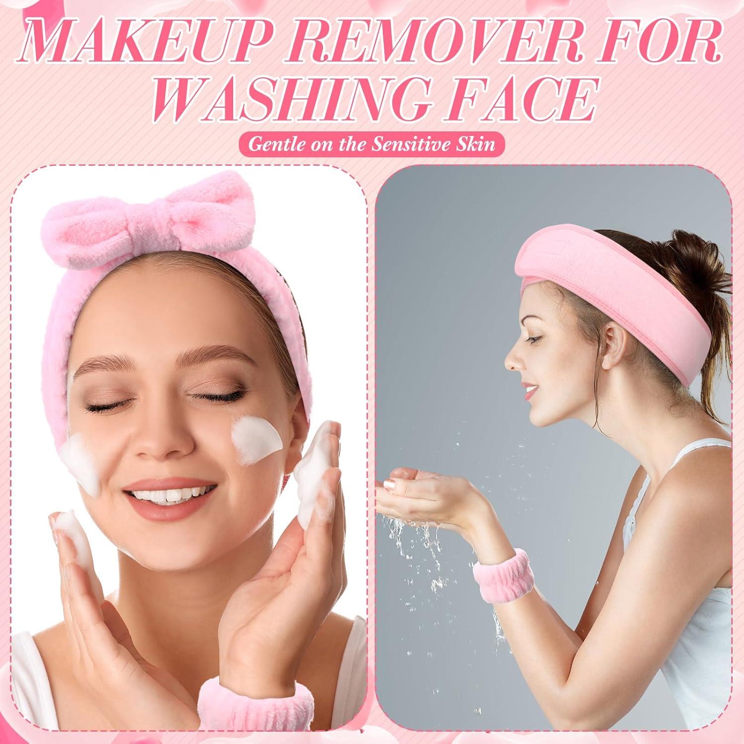 Conjunto de 16 Piezas de Diademas Wavyknot para Cuidado Facial