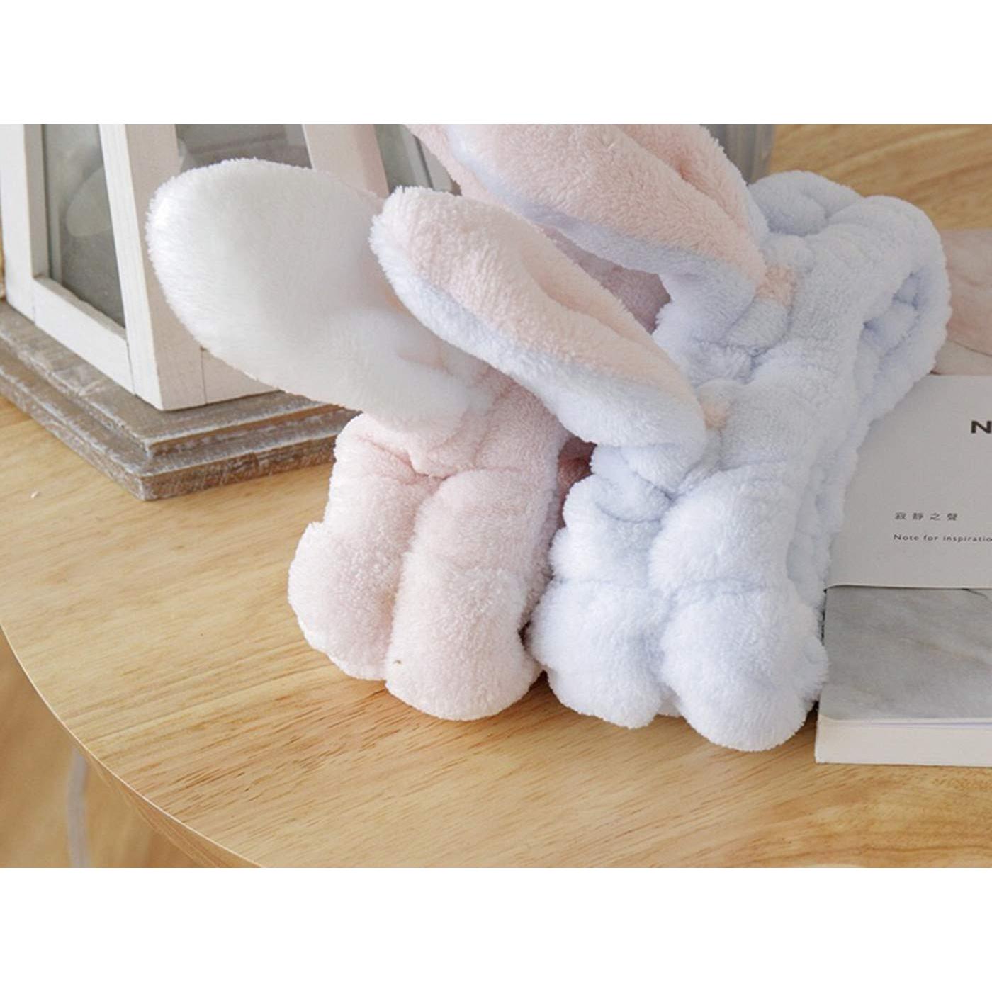 Banda Elástica de Maquillaje con Orejas de Conejo 2Pcs