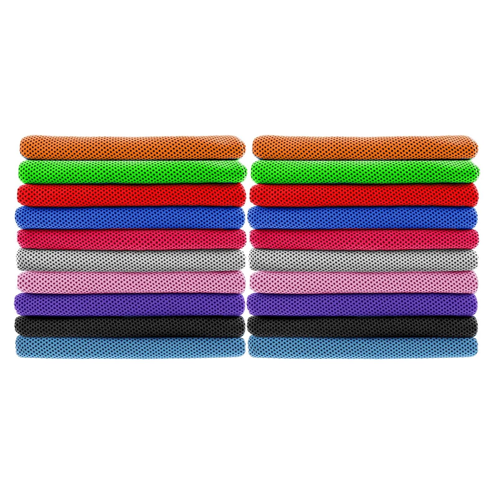 Toallas de Enfriamiento Peicees 20 Pcs Microfibra 91.44x30.48 cm