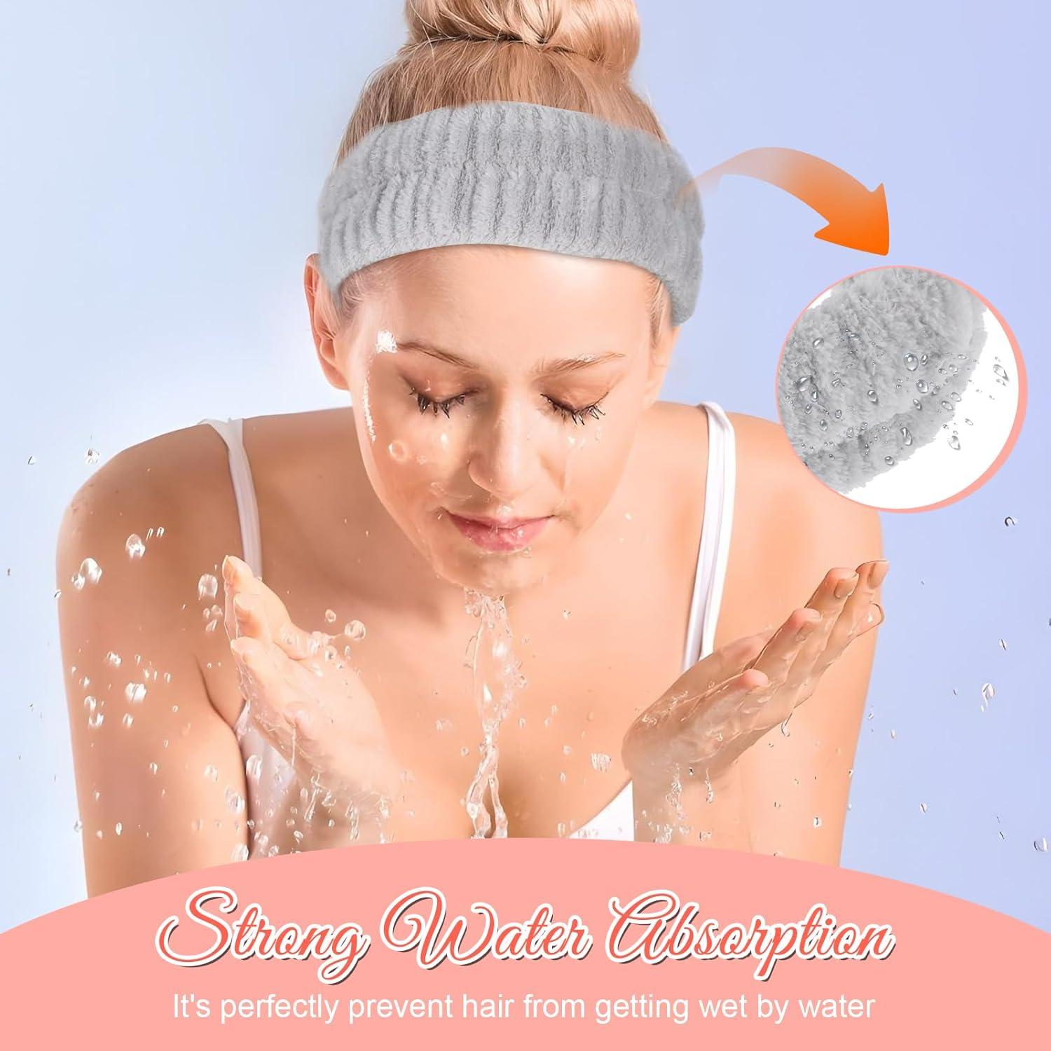 2 Piezas Banda de Maquillaje HJZHII para el Cabello 17x5cm