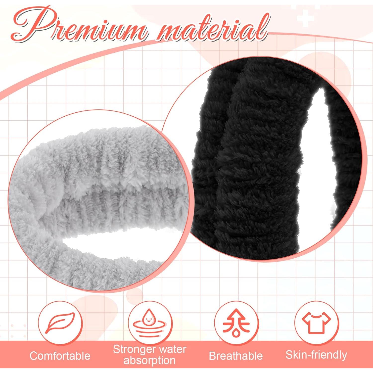 2 Piezas Banda de Maquillaje HJZHII para el Cabello 17x5cm