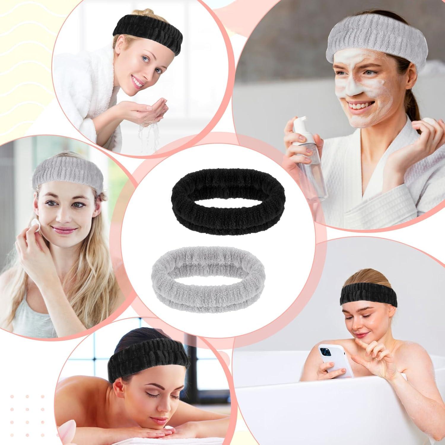 2 Piezas Banda de Maquillaje HJZHII para el Cabello 17x5cm