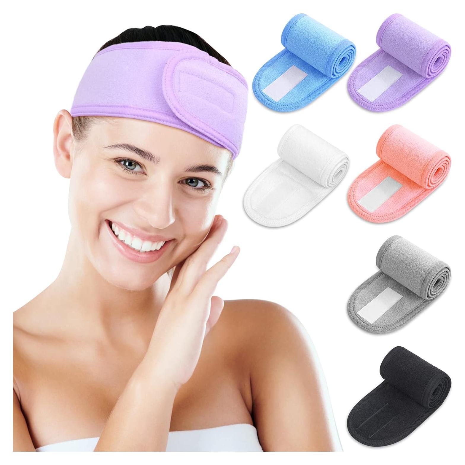 Diadema de Spa Sublaga - 6 Piezas Coloridas, Suave y Ajustable