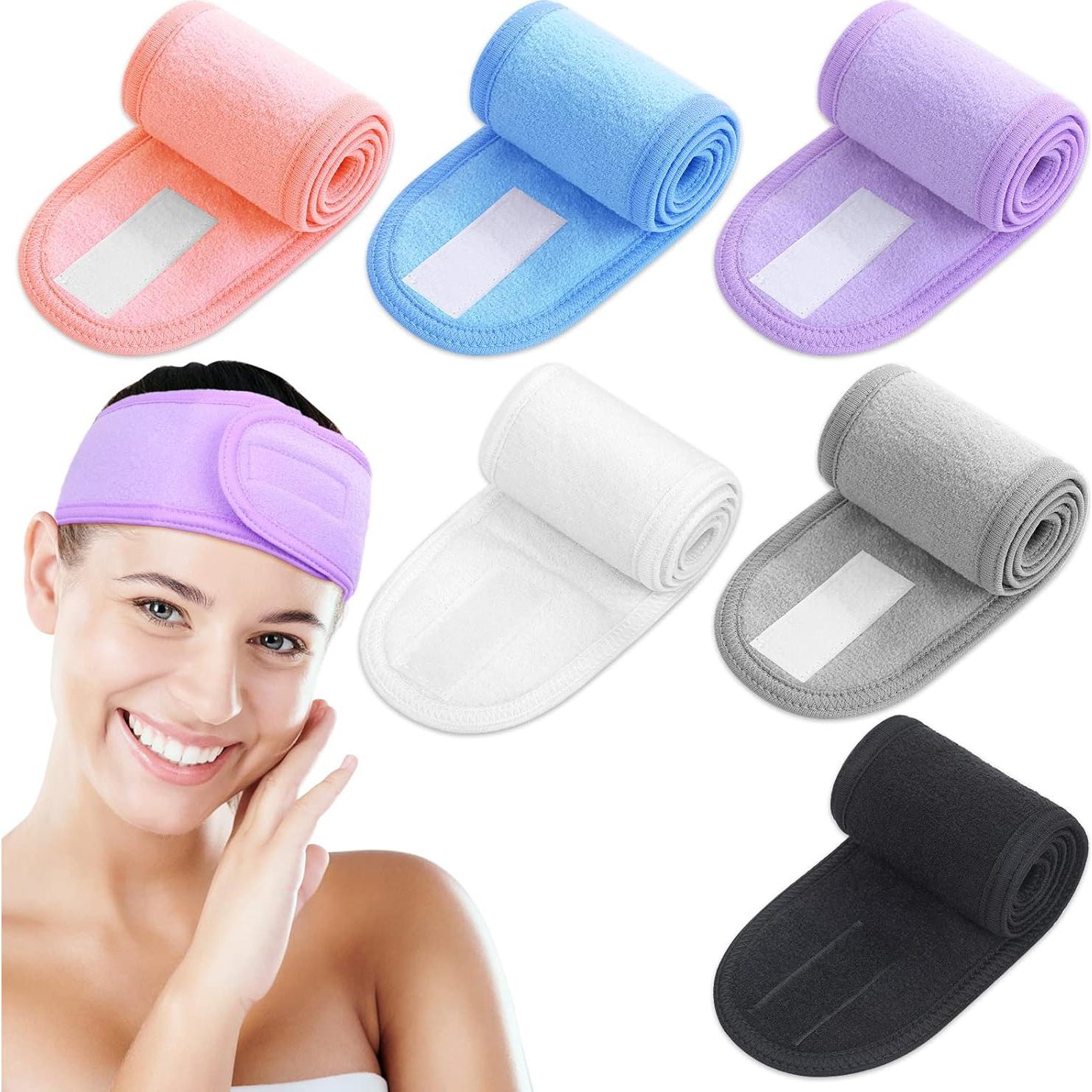 Diadema de Spa Sublaga - 6 Piezas Coloridas, Suave y Ajustable