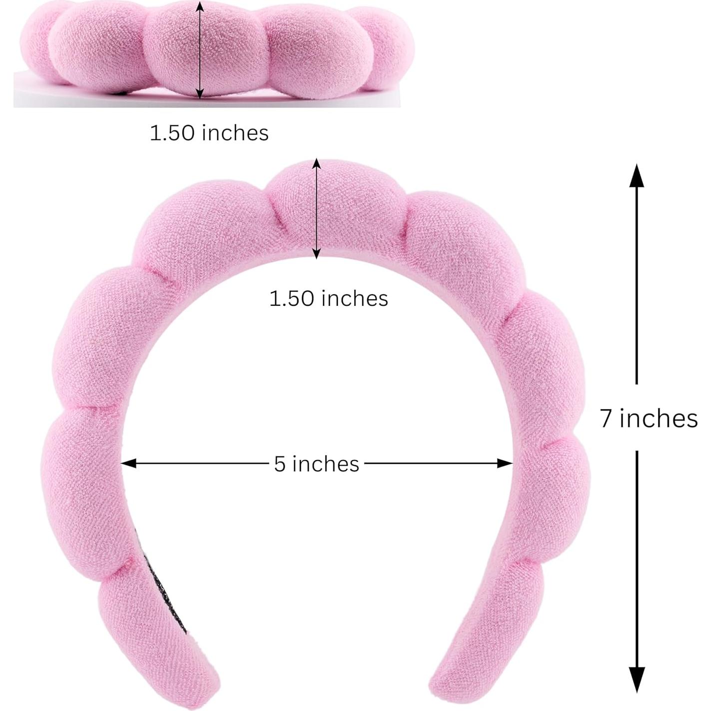 Diadema de Spa 2 Orchids Rosa Pastel para Cuidado Facial