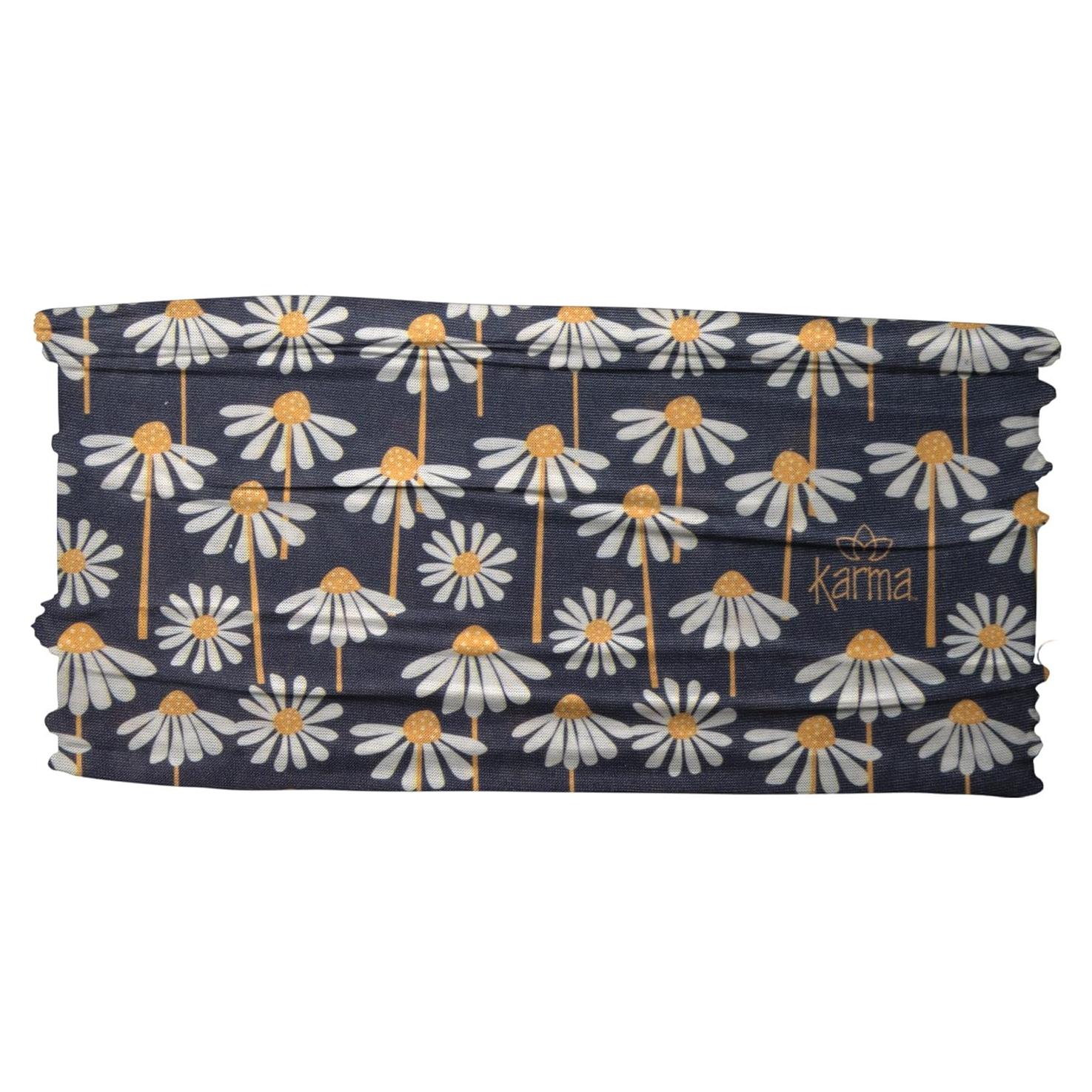 Diadema delgada Karma para mujeres - Tela elástica negra