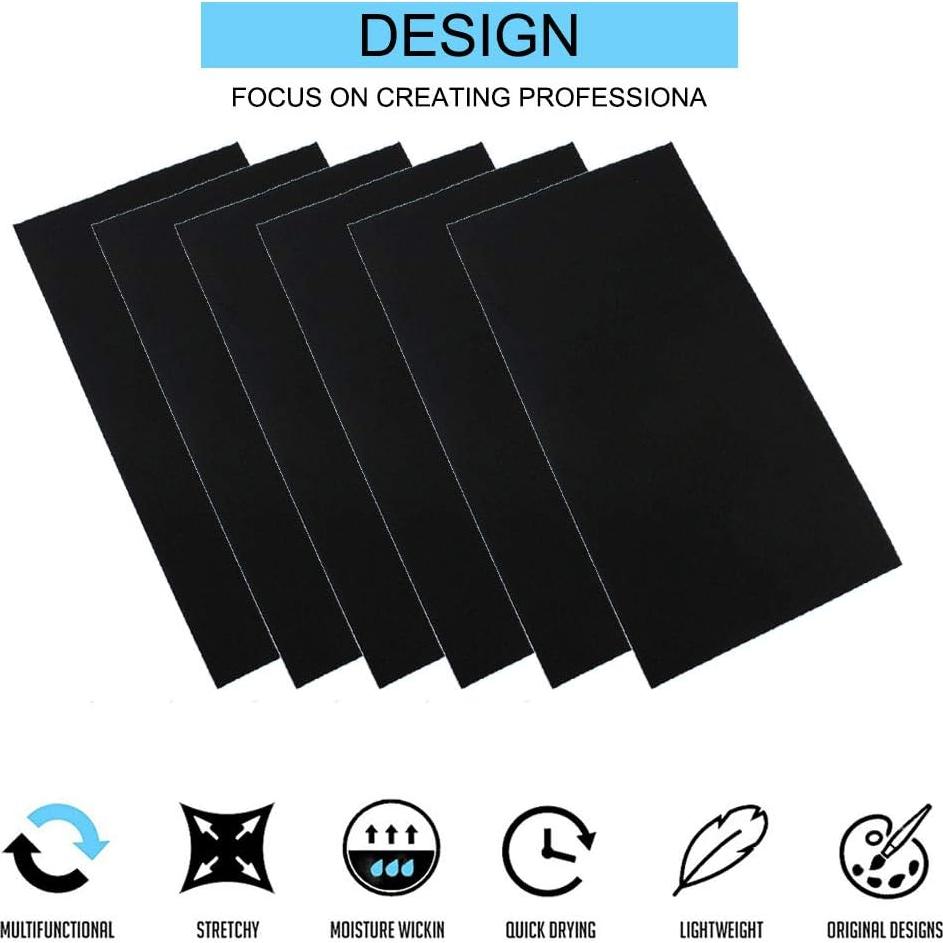 6 Piezas Bufanda Elástica Multifuncional Leasinder - UV, 49x24 cm