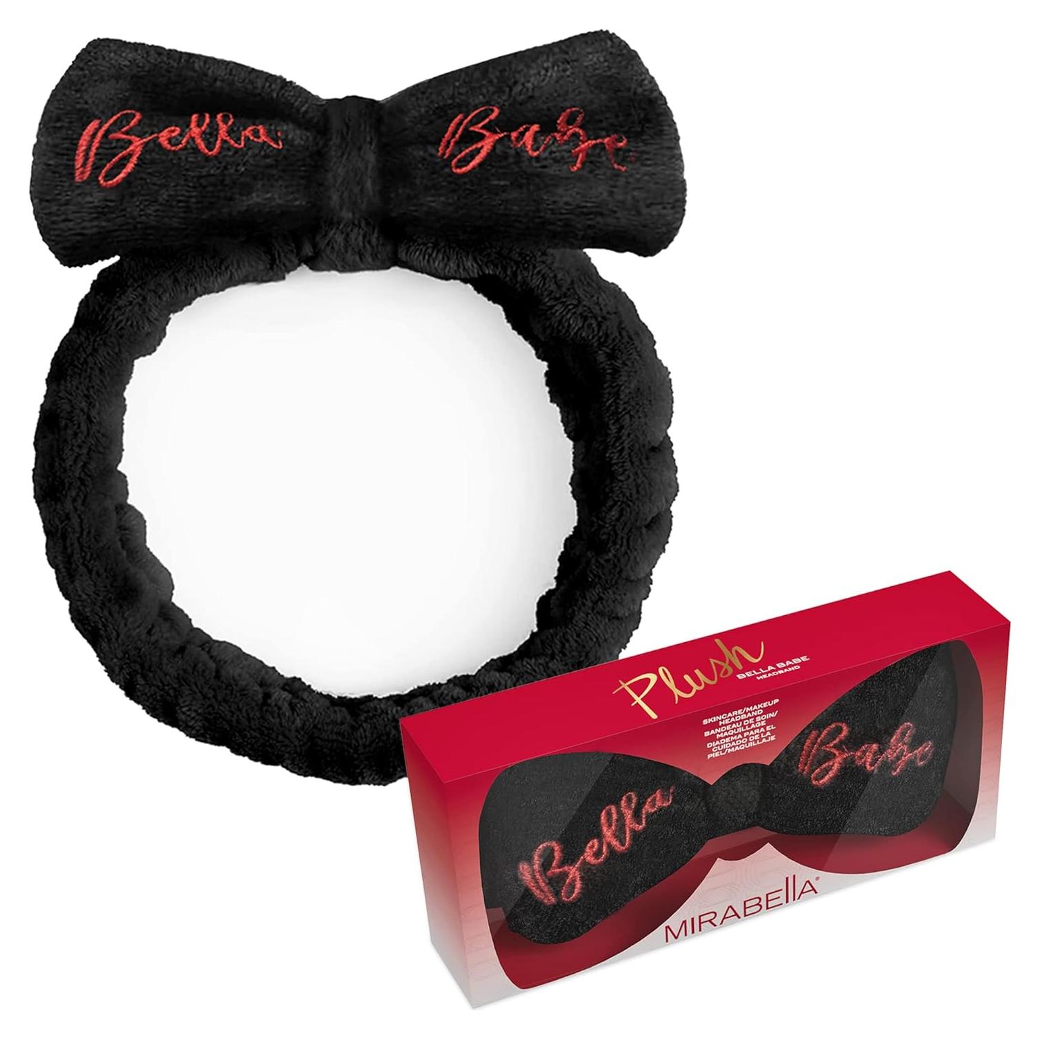 Diadema de Cuidado de la Piel Mirabella Plush Bella Babe