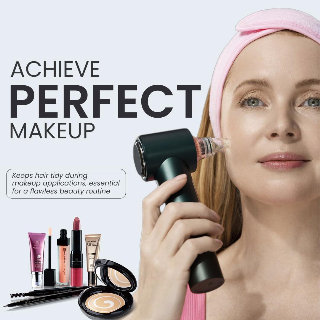 Diadema de Spa PRAIMY Rosa Microfibra Ajustable para Cuidado Facial