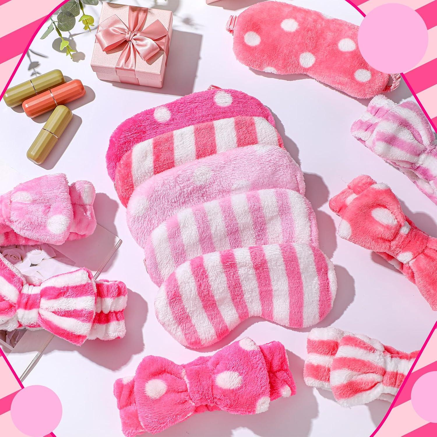 Kajaia Set 12 Piezas Fiesta de Pijamas Diademas y Máscaras