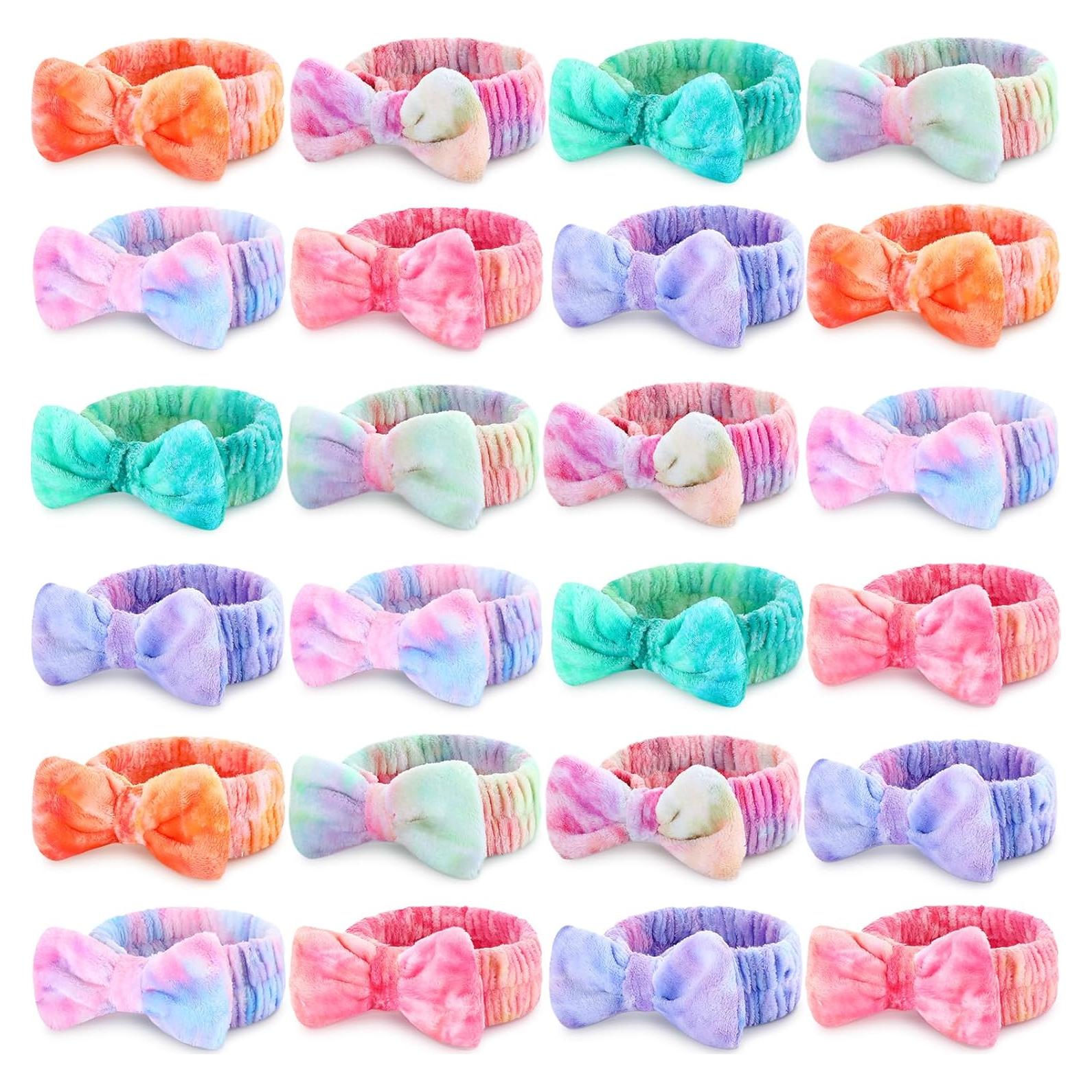 Diademas de Spa Riceshoot 24 Piezas Microfibra Multicolor