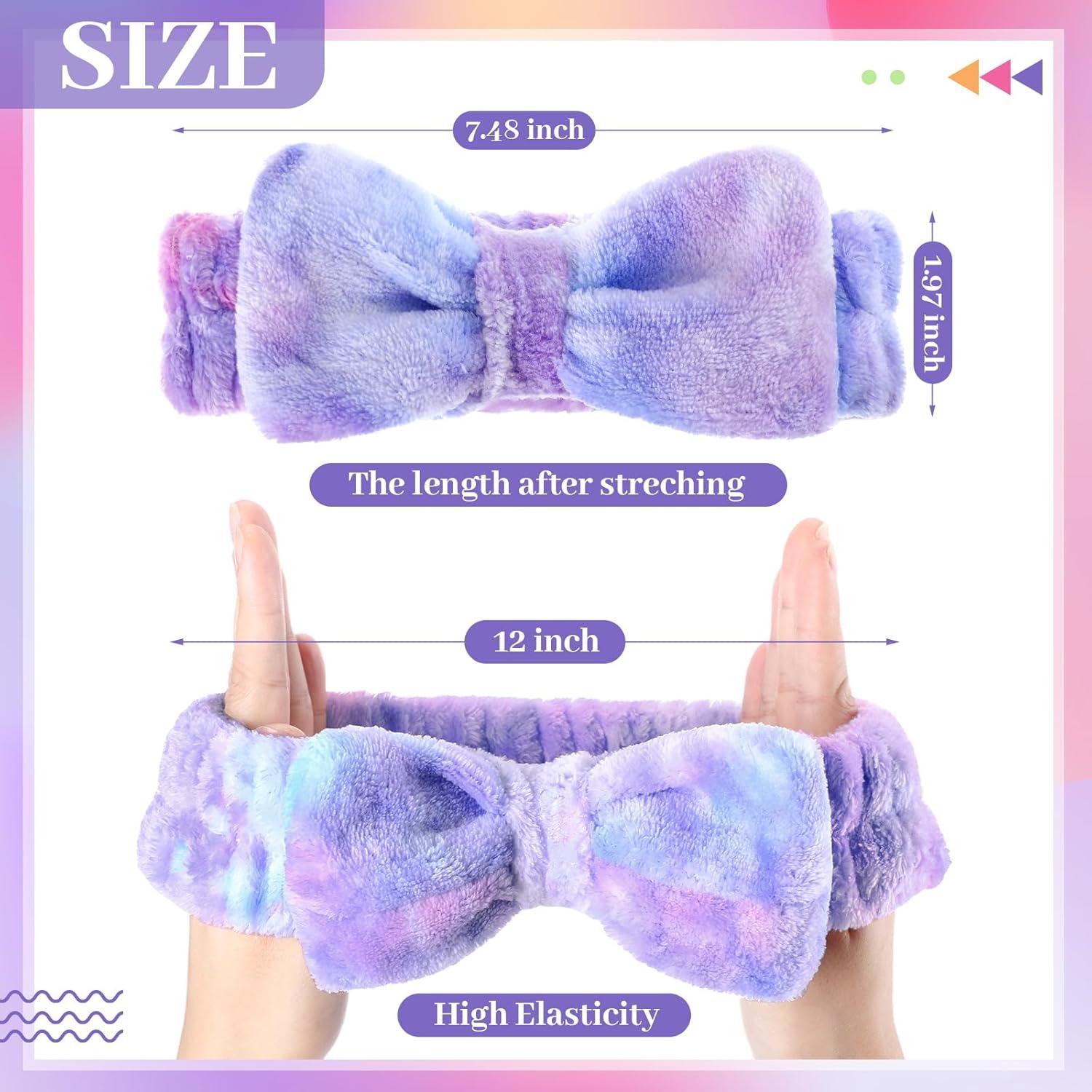 Diademas de Spa Riceshoot 24 Piezas Microfibra Multicolor