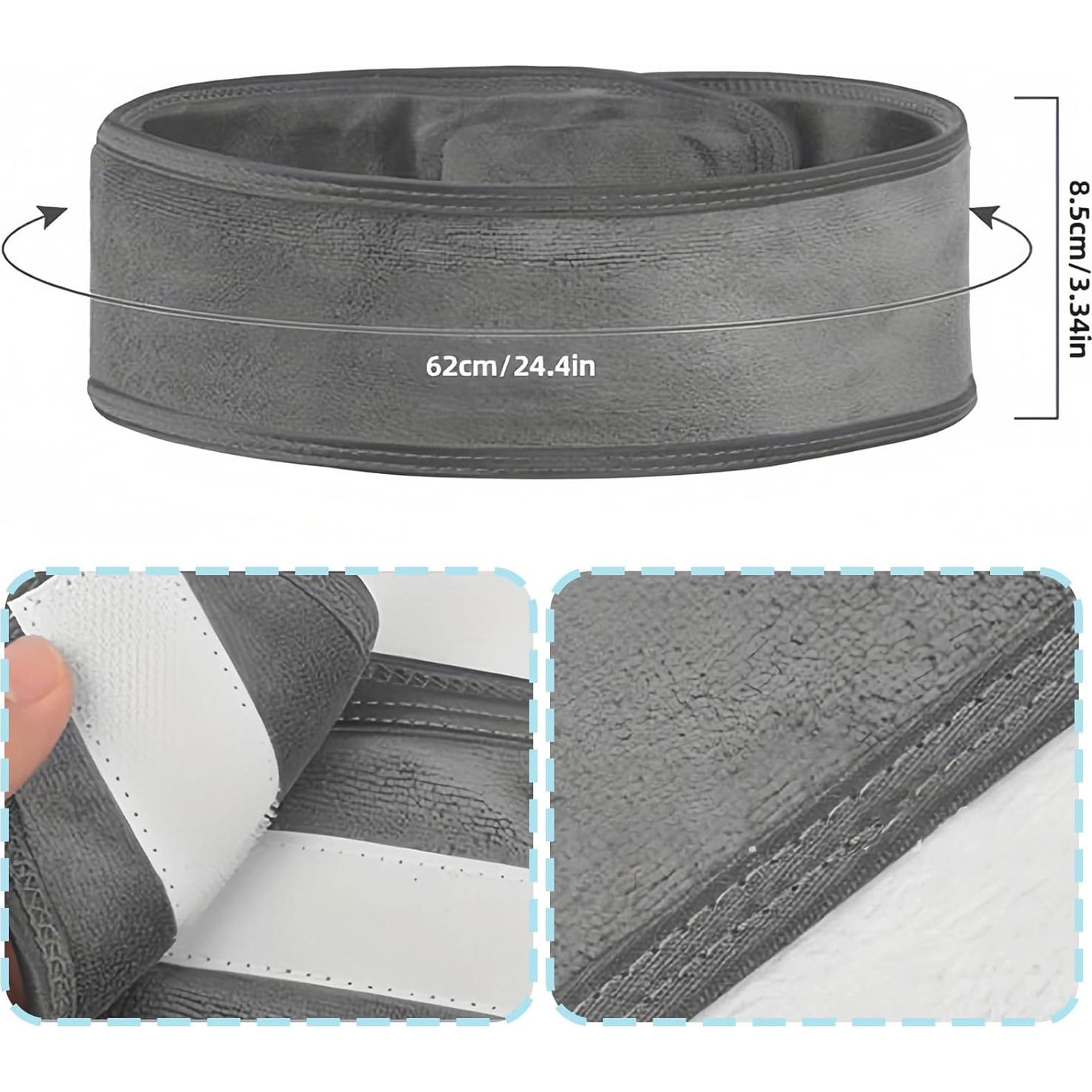 Conjunto de Diademas Faciales Spa DZSEE 3 Piezas Ajustables