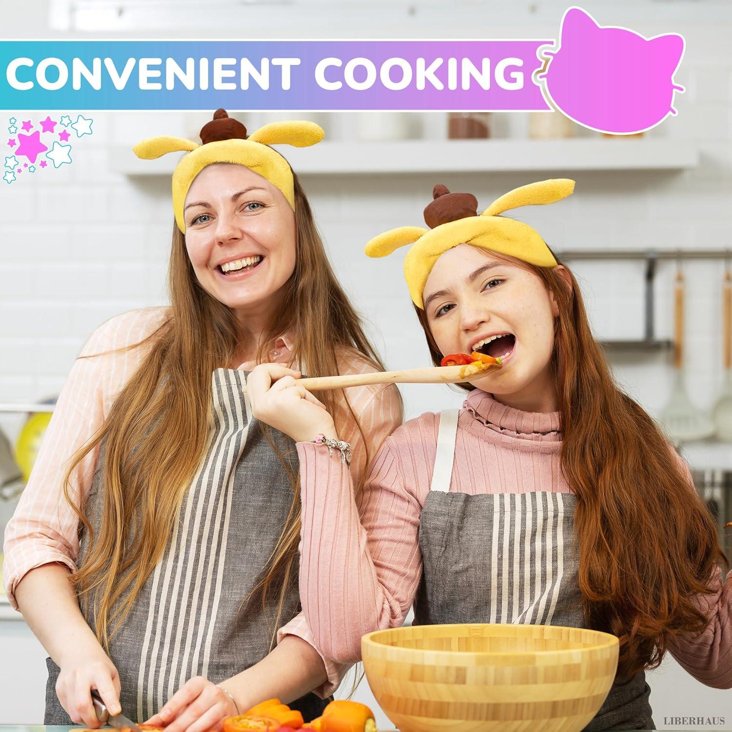 Diadema de Microfibra LIBERHAUS Amarilla para Cuidado Facial