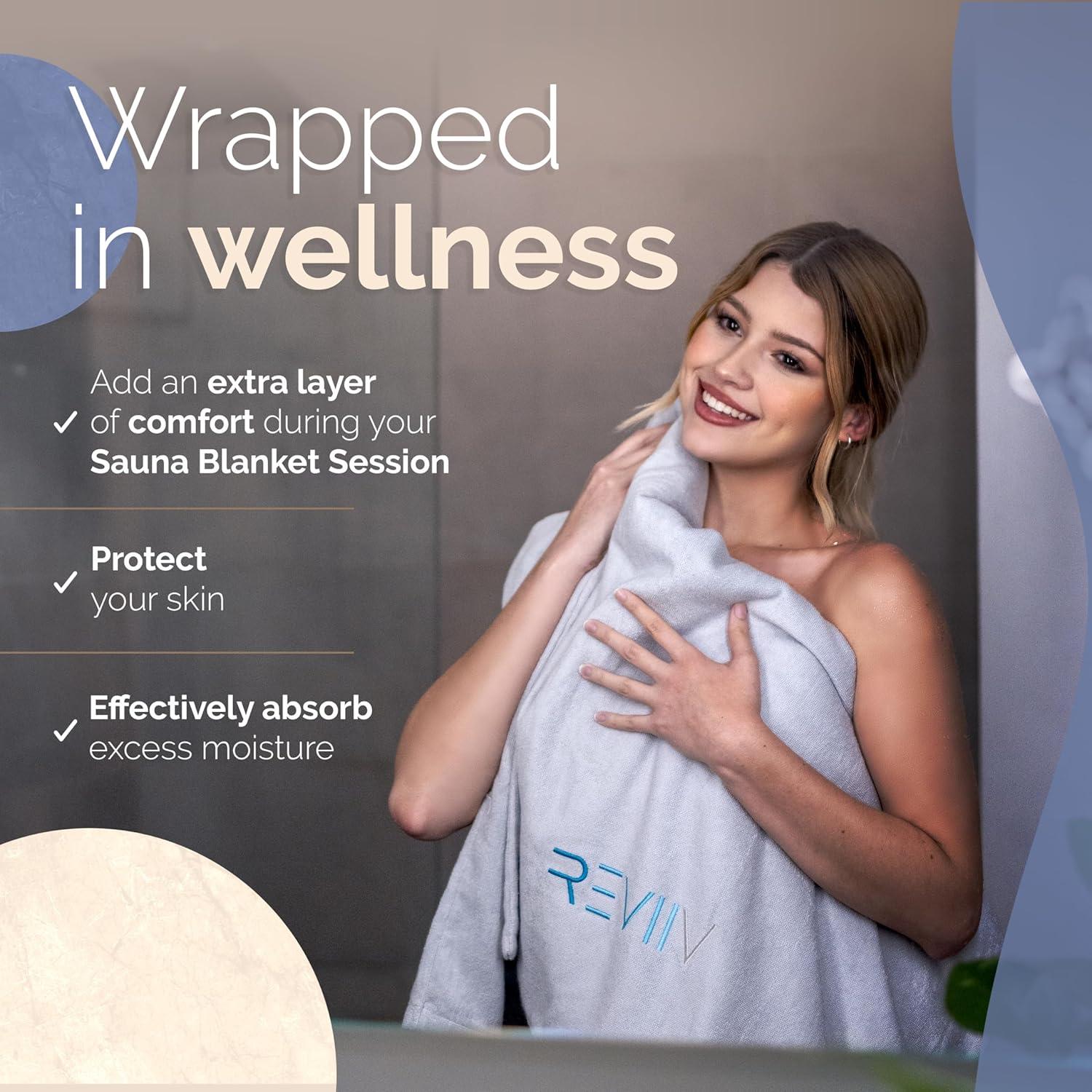 Toalla de Inserción para Sauna REVIIV 70x30 cm 3 Piezas
