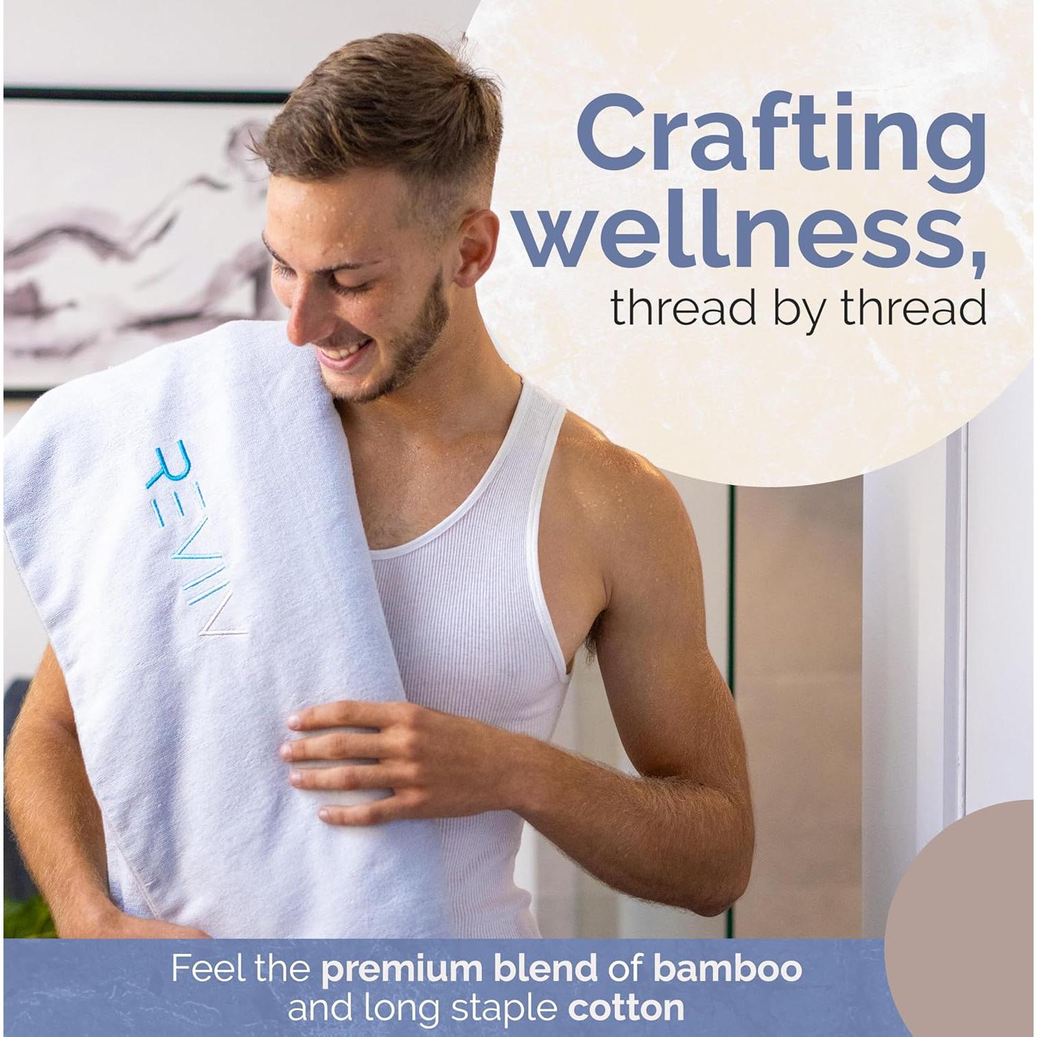 Toalla de Inserción para Sauna REVIIV 70x30 cm 3 Piezas