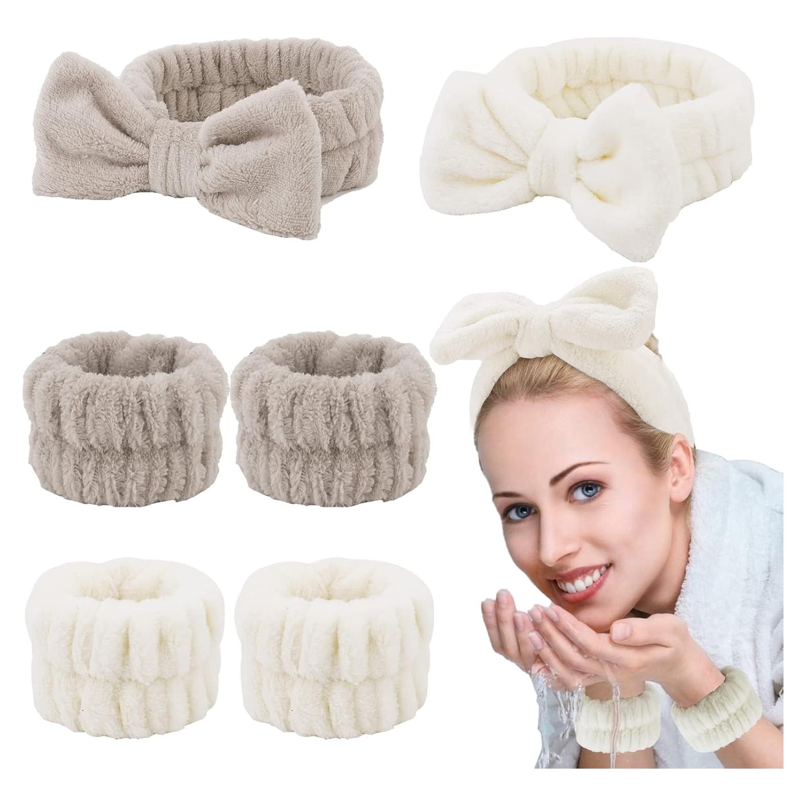 Conjunto de Diademas y Muñequera Casoty - 6 Piezas Spa