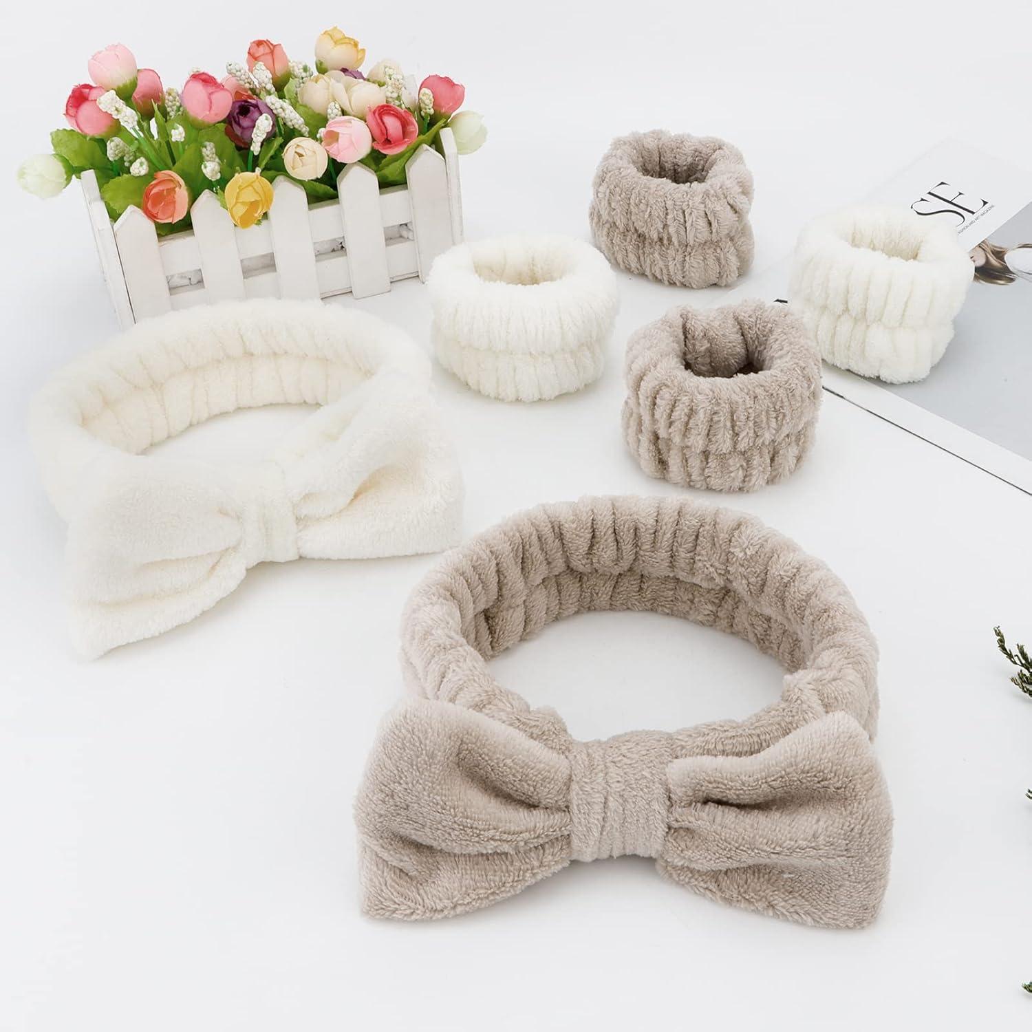 Conjunto de Diademas y Muñequera Casoty - 6 Piezas Spa