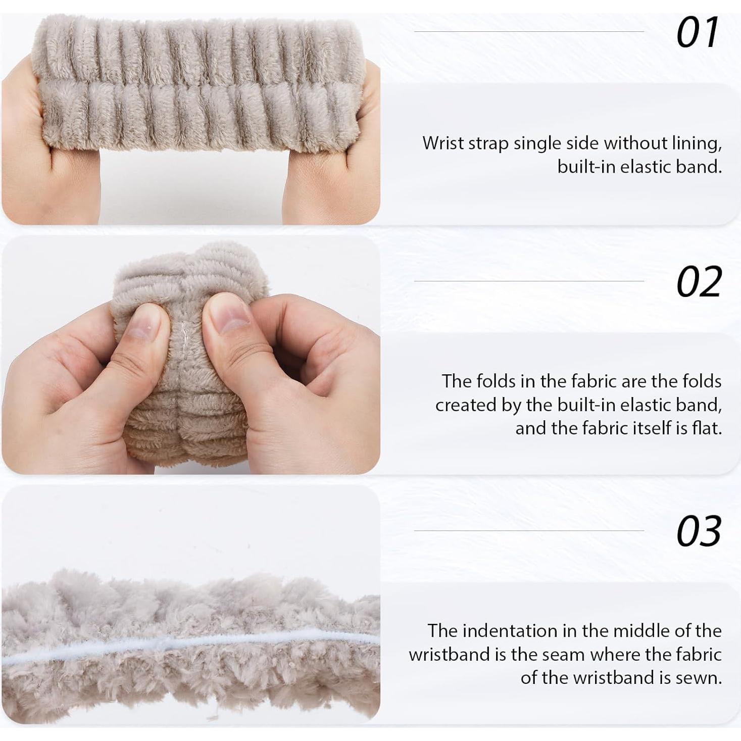 Conjunto de Diademas y Muñequera Casoty - 6 Piezas Spa