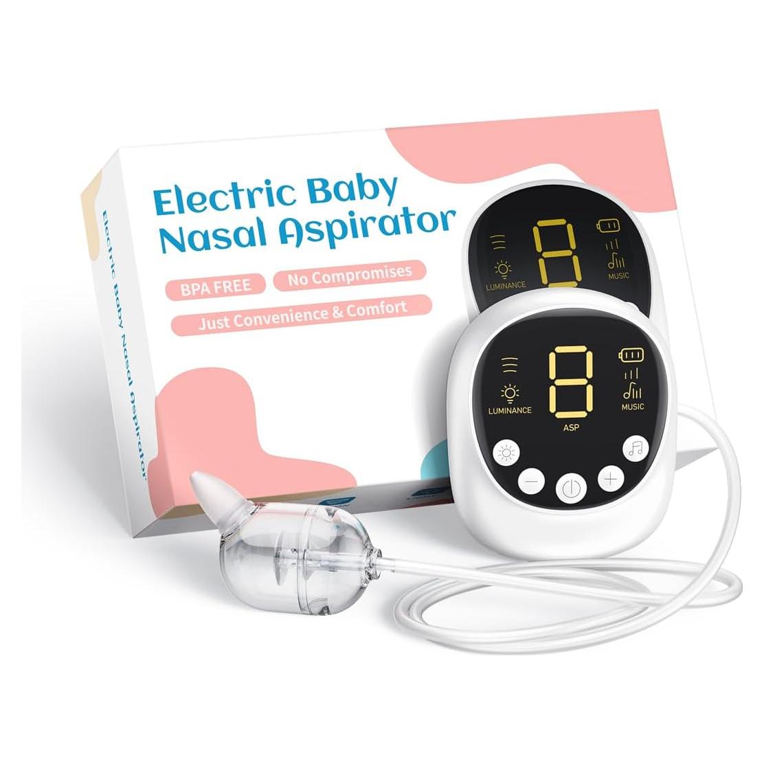 Aspirador Nasal Eléctrico para Bebé X-Bosak NASA005, 9 Niveles
