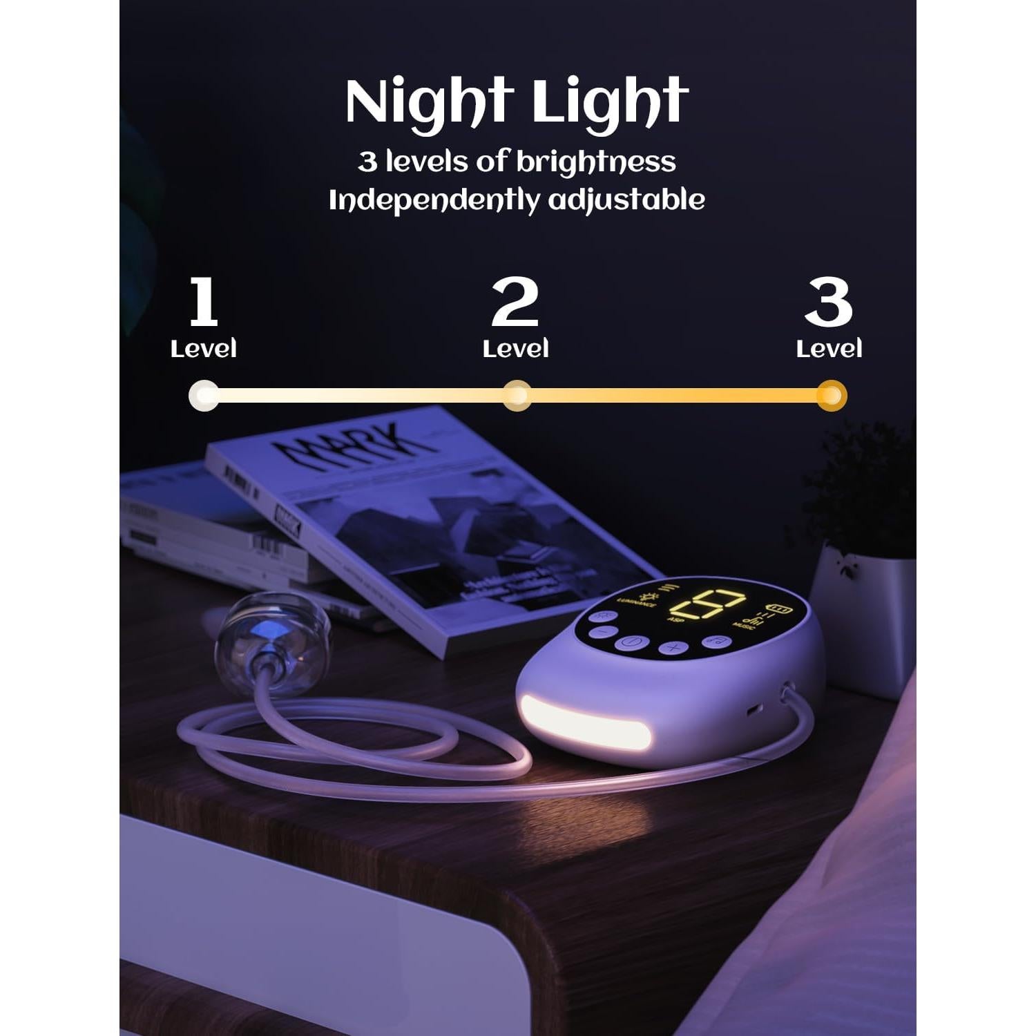 Aspirador Nasal Eléctrico para Bebé X-Bosak NASA005, 9 Niveles