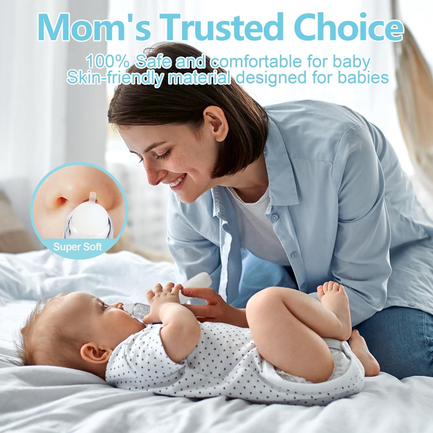 Aspirador Nasal Eléctrico Qulief para Bebés - 3 Niveles de Succión