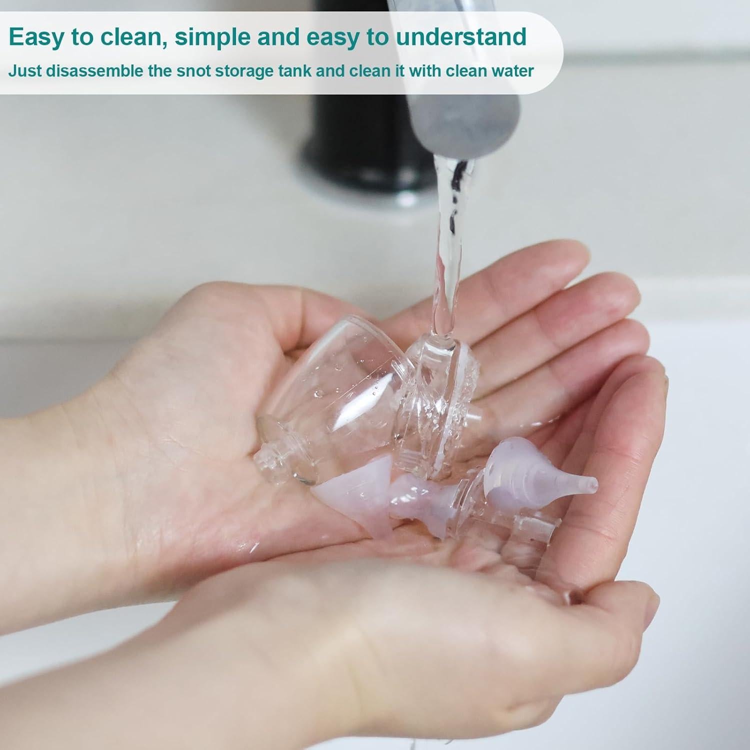 Aspirador Nasal Eléctrico Qulief para Bebés - 3 Niveles de Succión