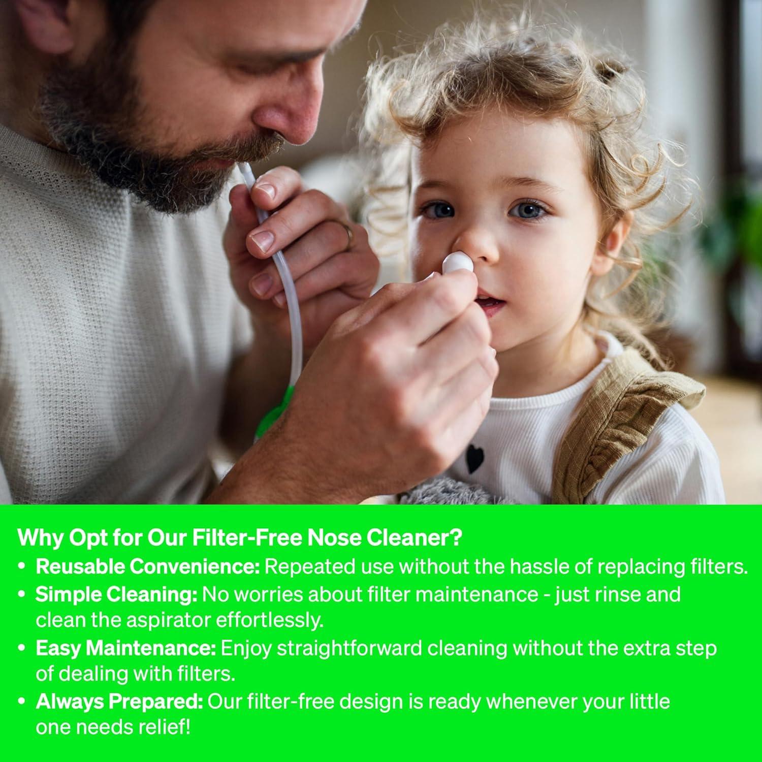 Aspirador Nasal LoveNoobs para Bebés, Libre de BPA, 50g