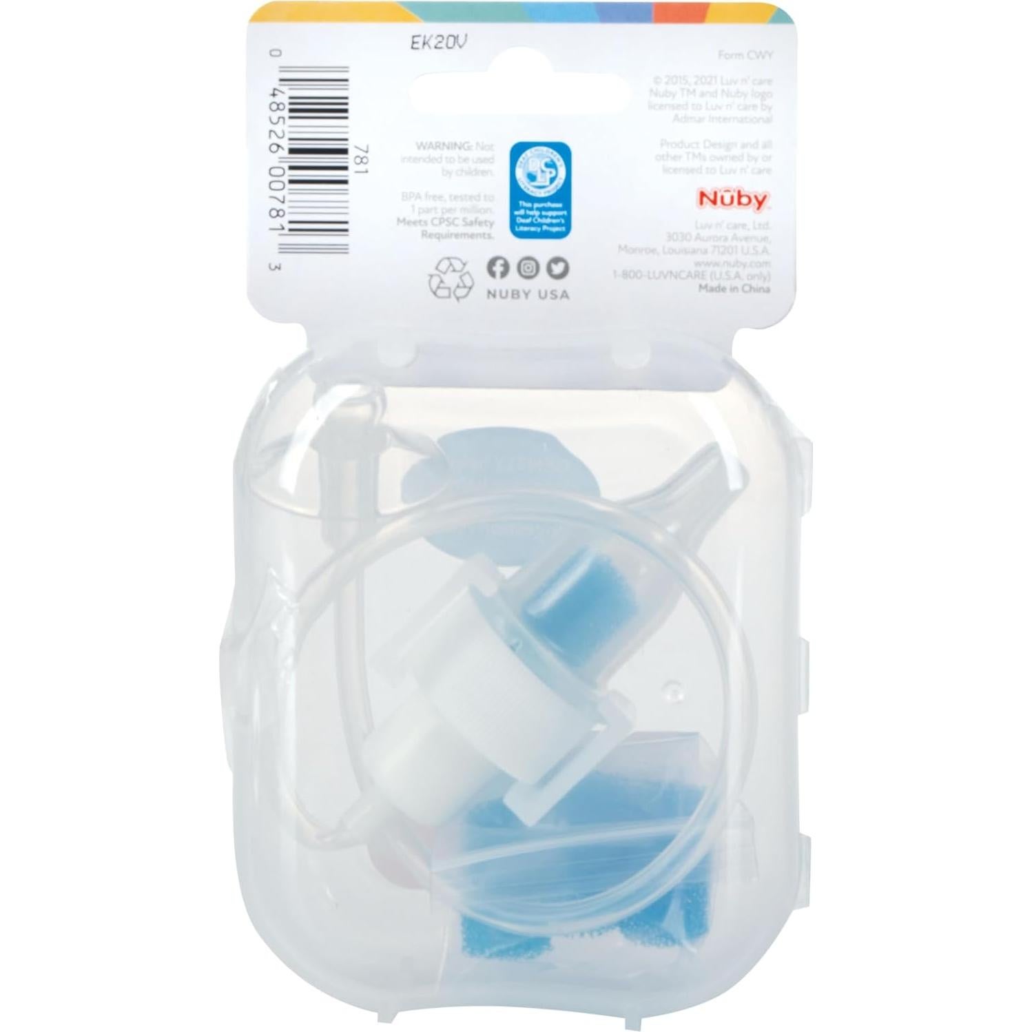 Aspirador Nasal Infantil Nuby Breathe-EEZ con Estuche 10 cm